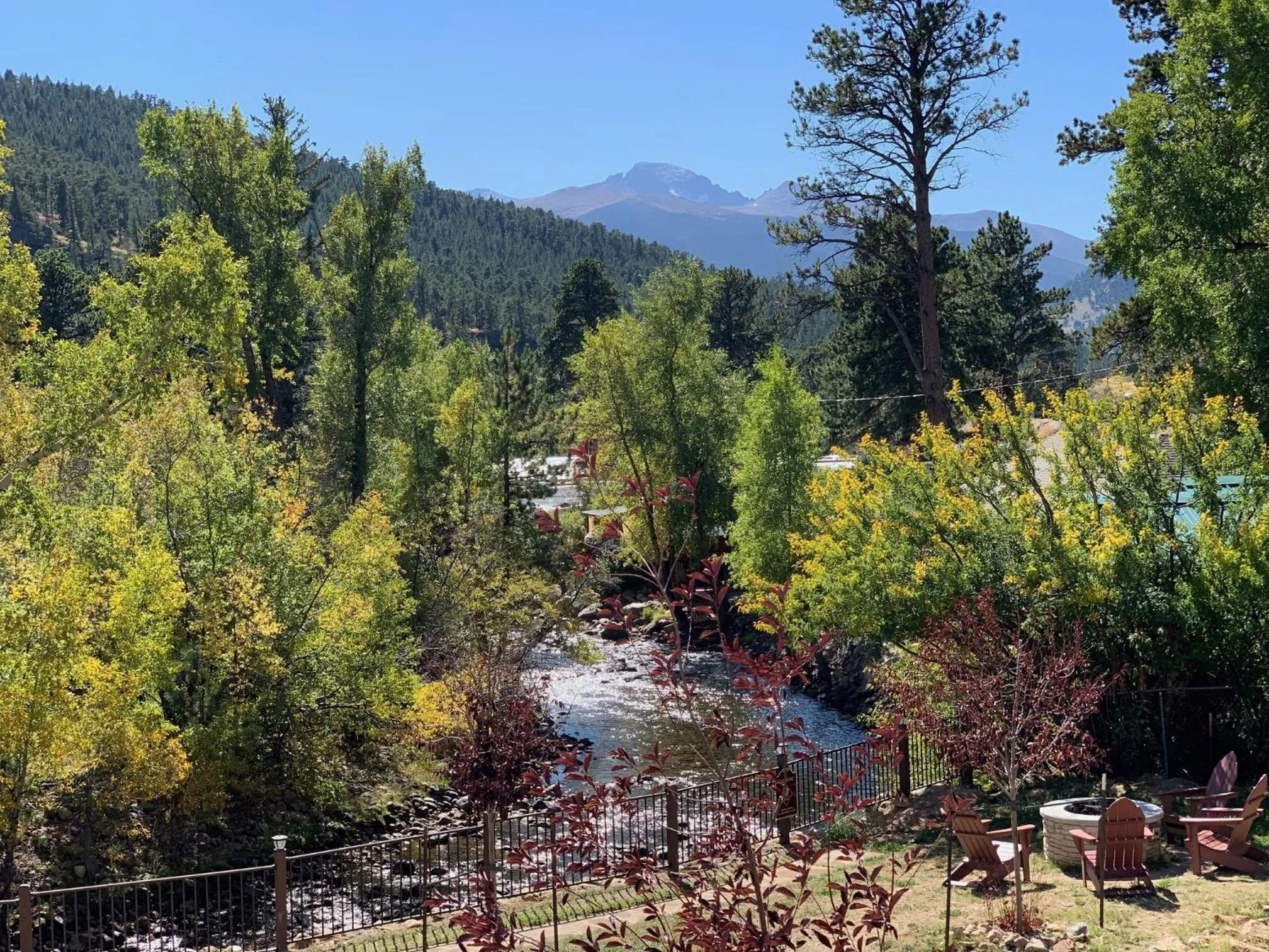 River view in The Landing at Estes Park