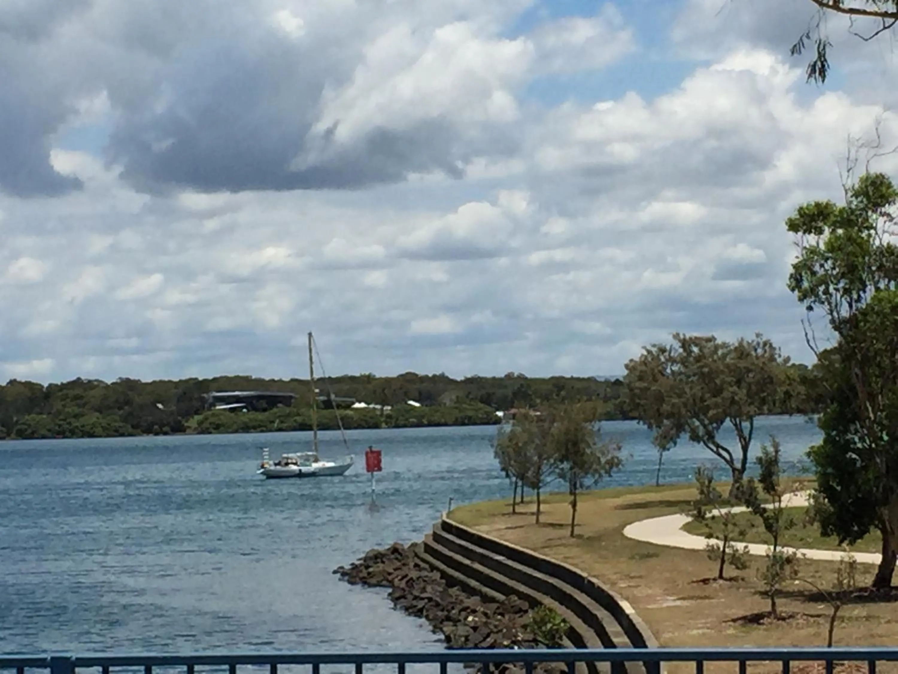 Sea view in Bribie Waterways Motel