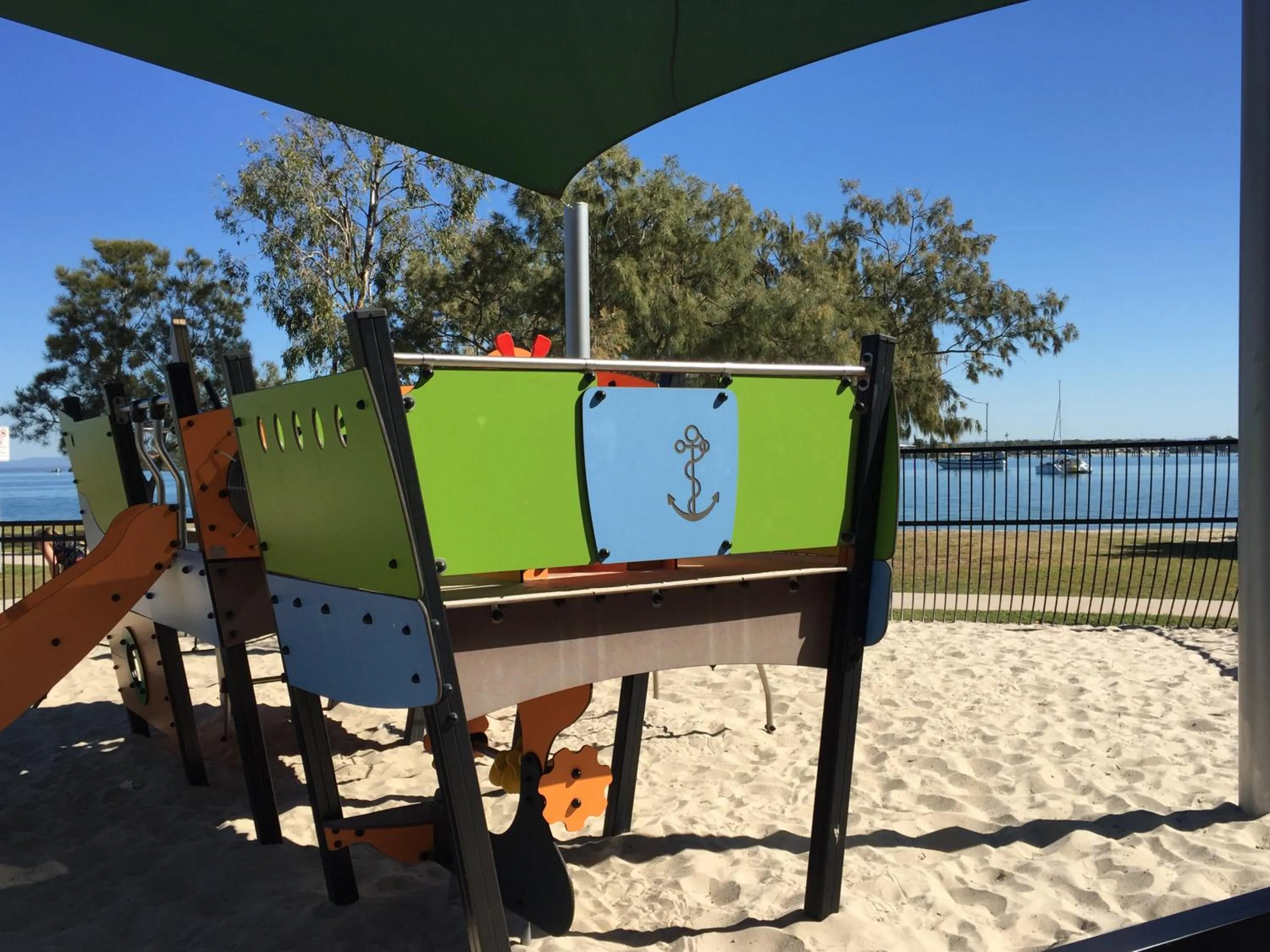 Children play ground in Bribie Waterways Motel