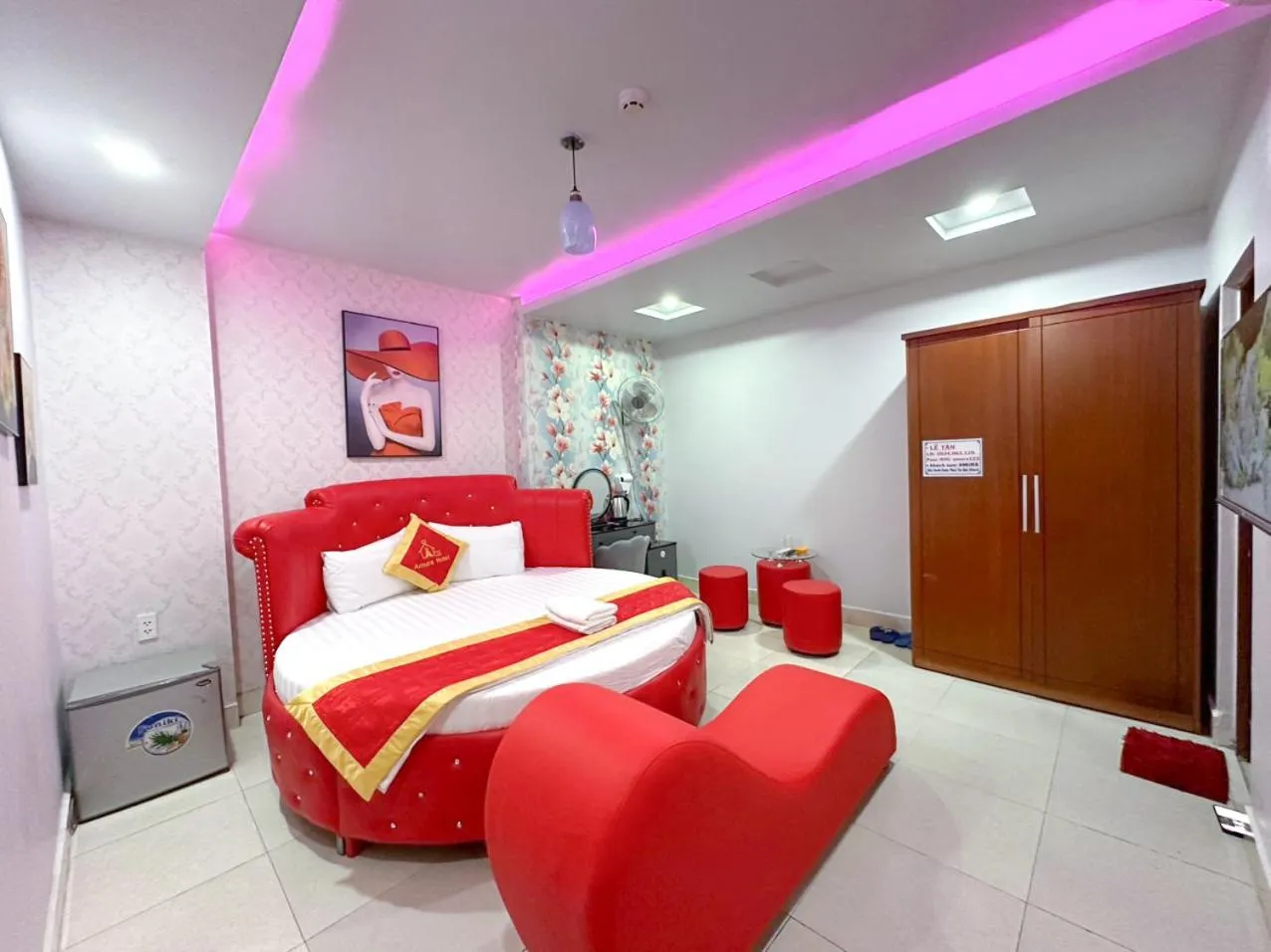 Bedroom, Bed in Amura Hotel Quận 7