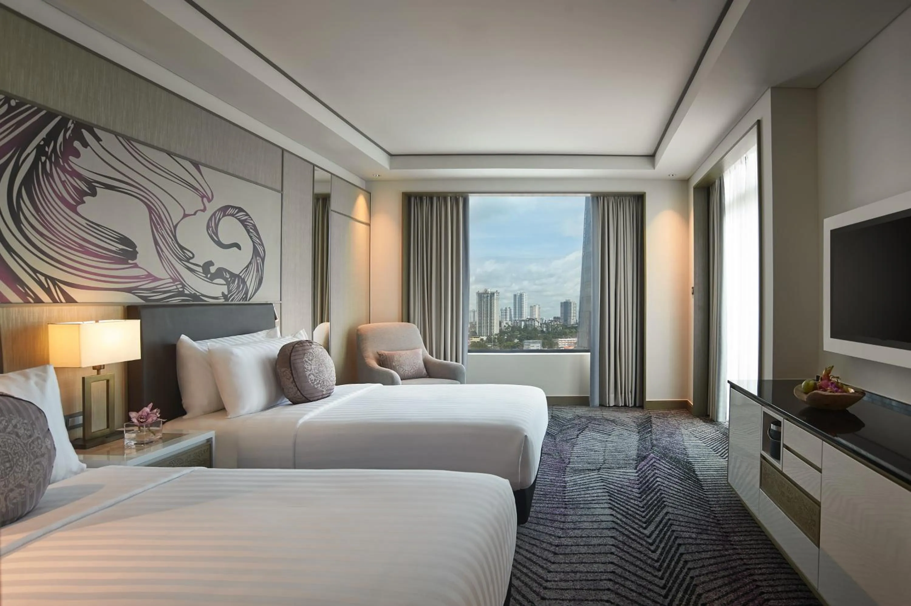 Bedroom, Bed in Amari Johor Bahru