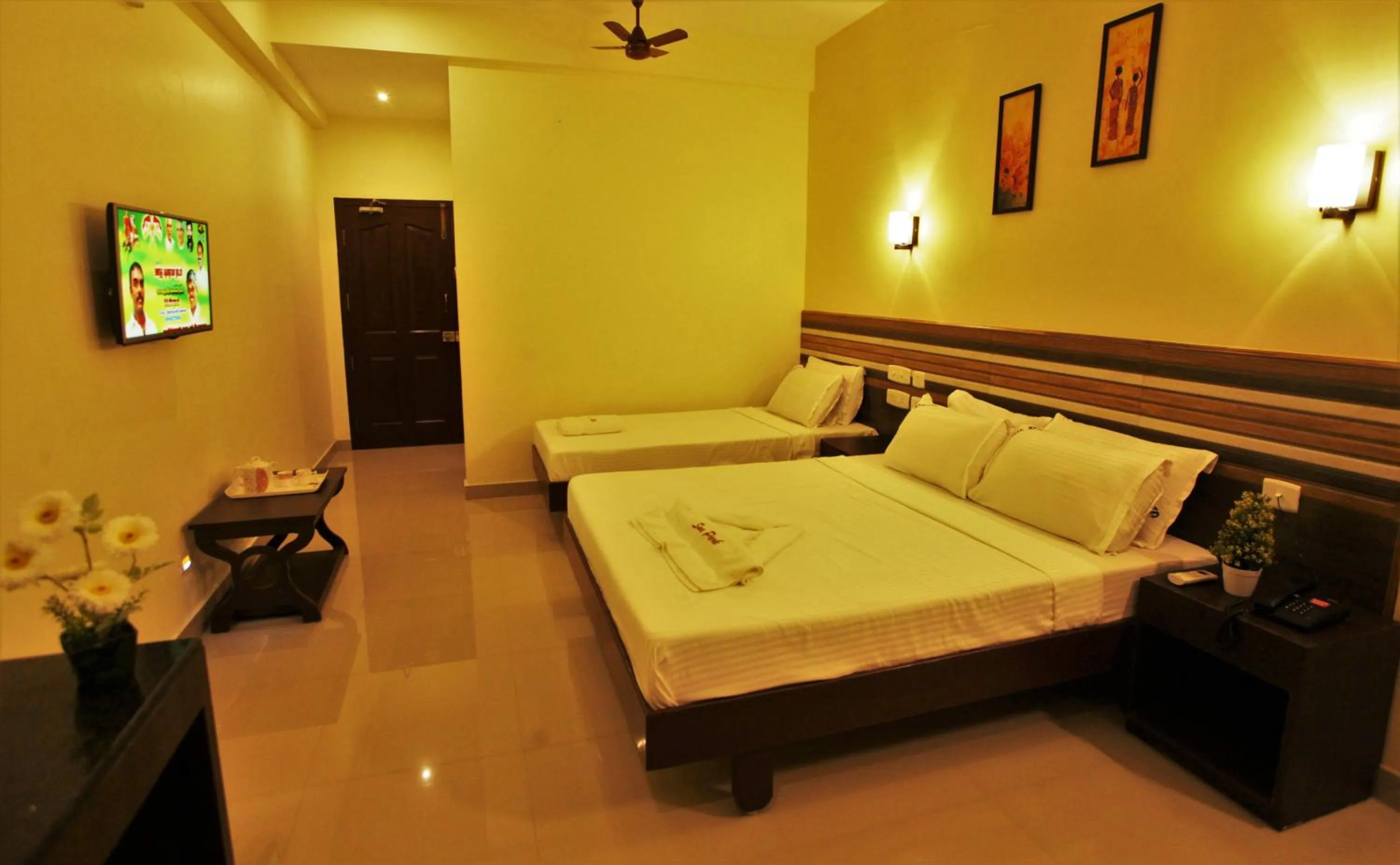 Bedroom, Bed in Hotel Sun Park