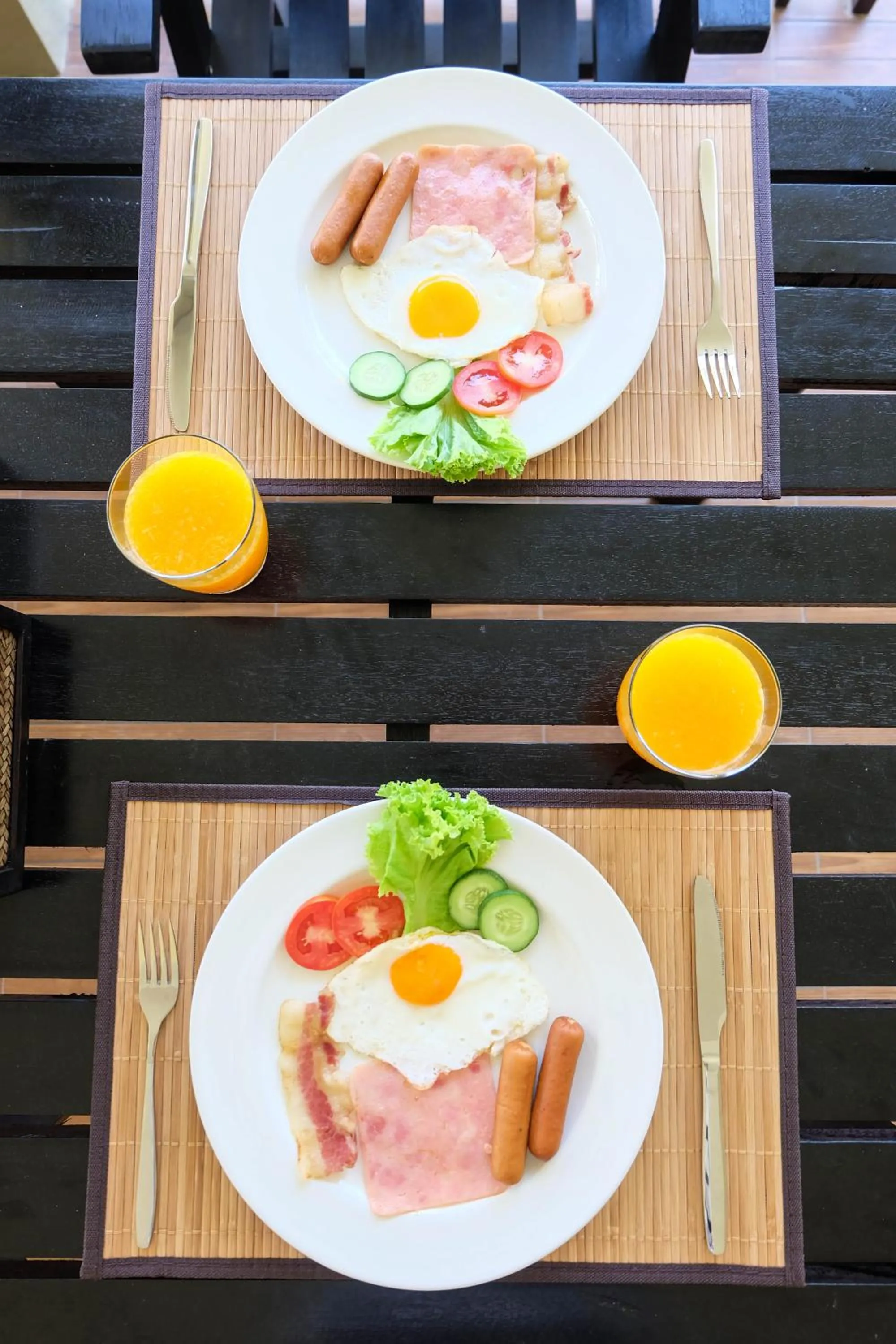 American breakfast in The Oasis Khaolak Resort - SHA Plus