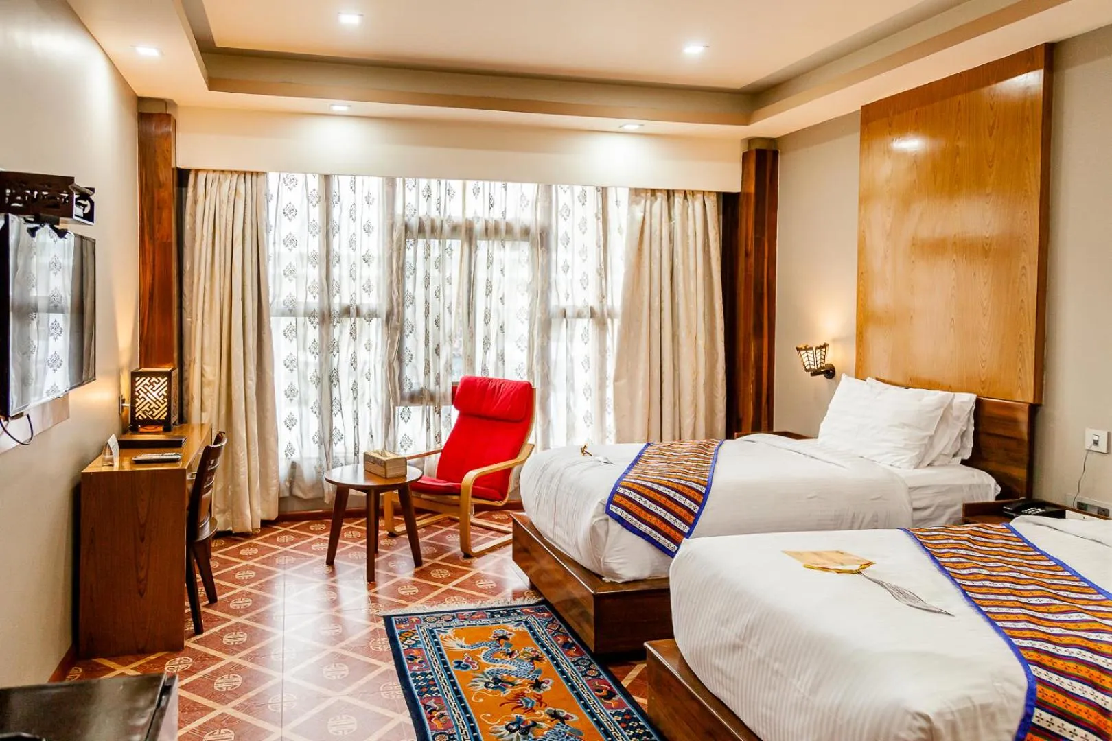 Bedroom, Bed in Tara Phendeyling Hotel