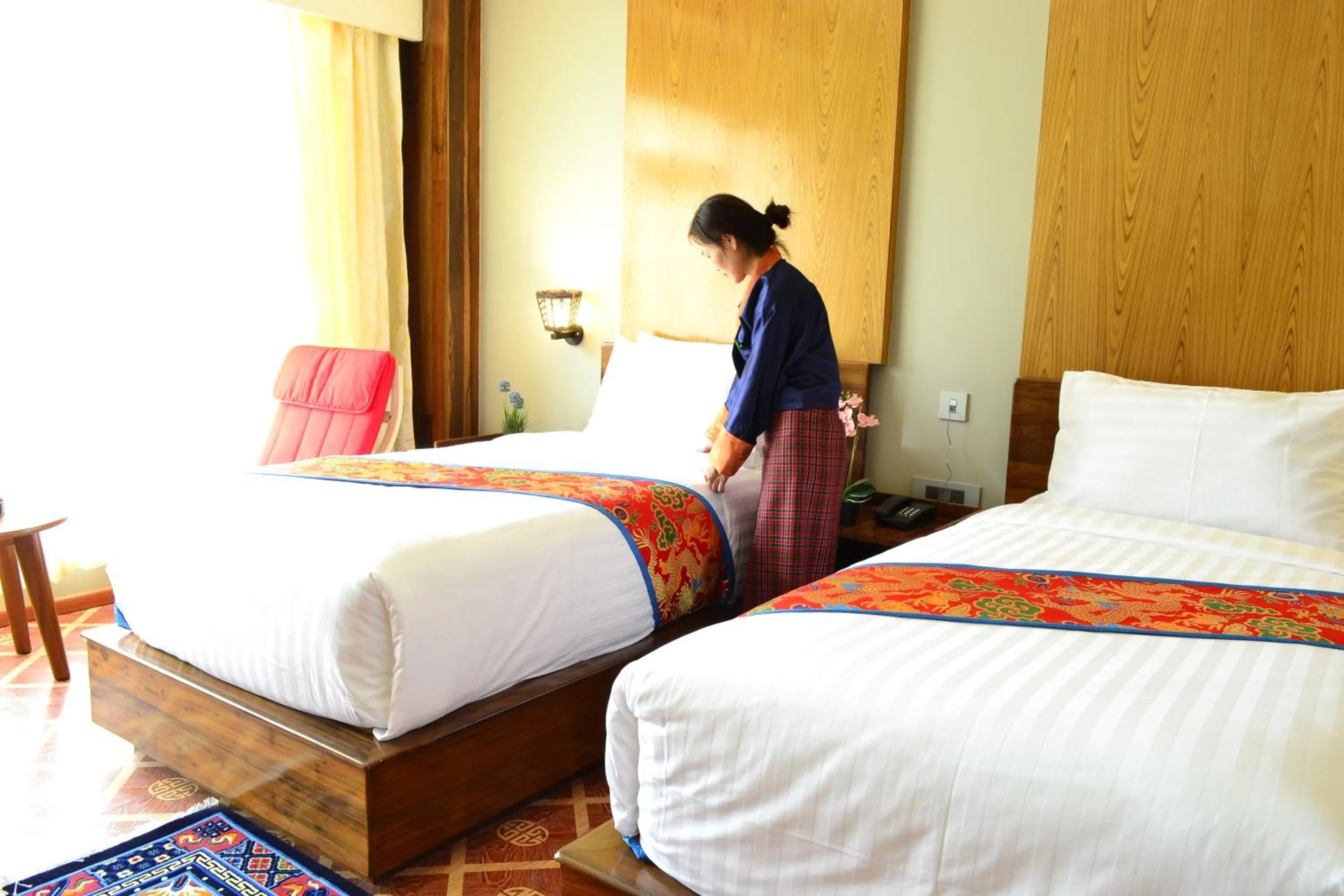 Bedroom, Bed in Tara Phendeyling Hotel