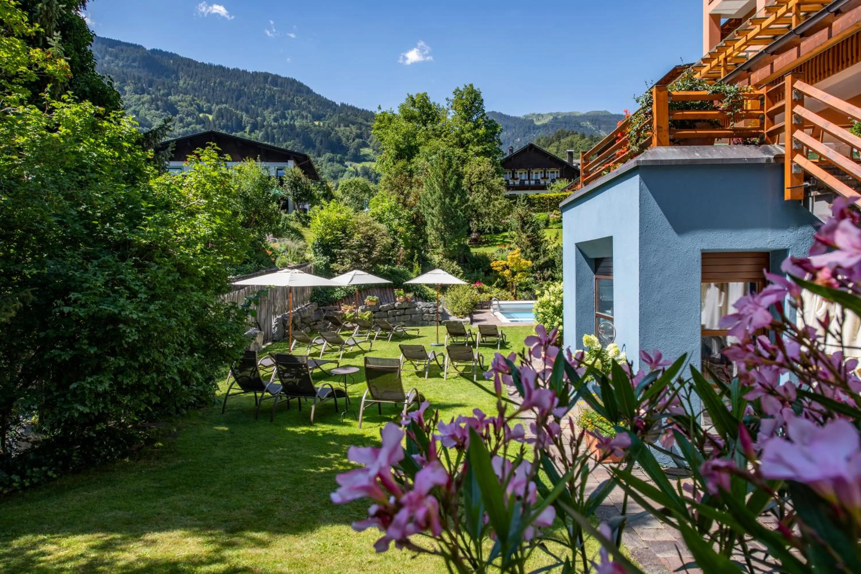 Garden in Gasthof Löwen by Hotel Montafoner Hof