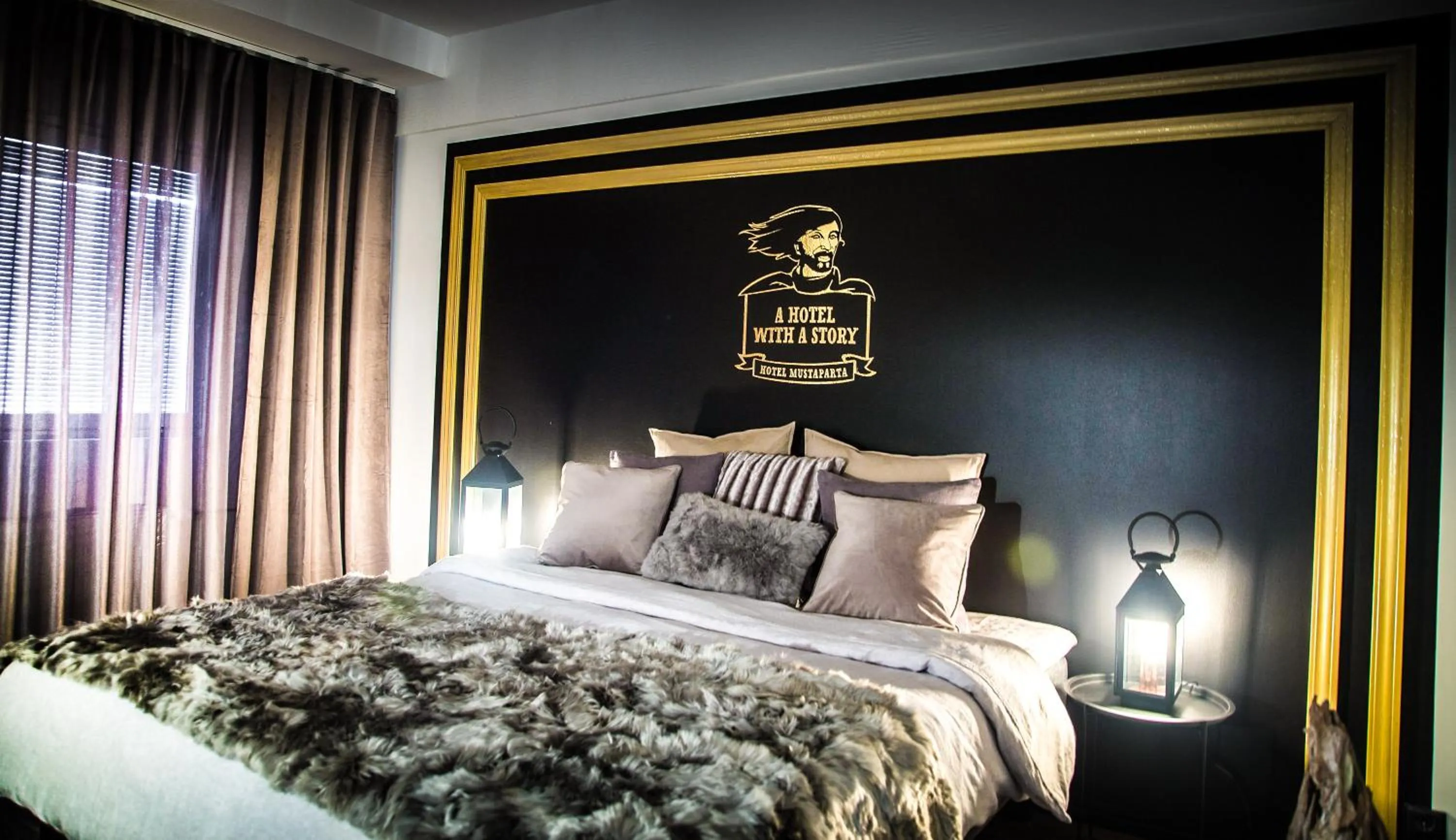 Bedroom, Bed in Boutique Hotel Mustaparta