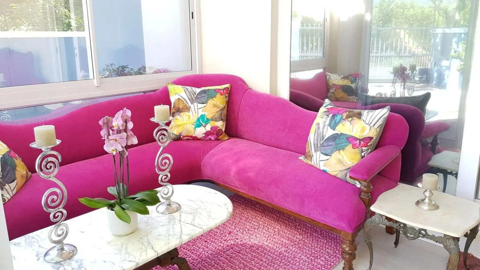 Balcony/Terrace in 1AA Wilhelmina Luxury Suites