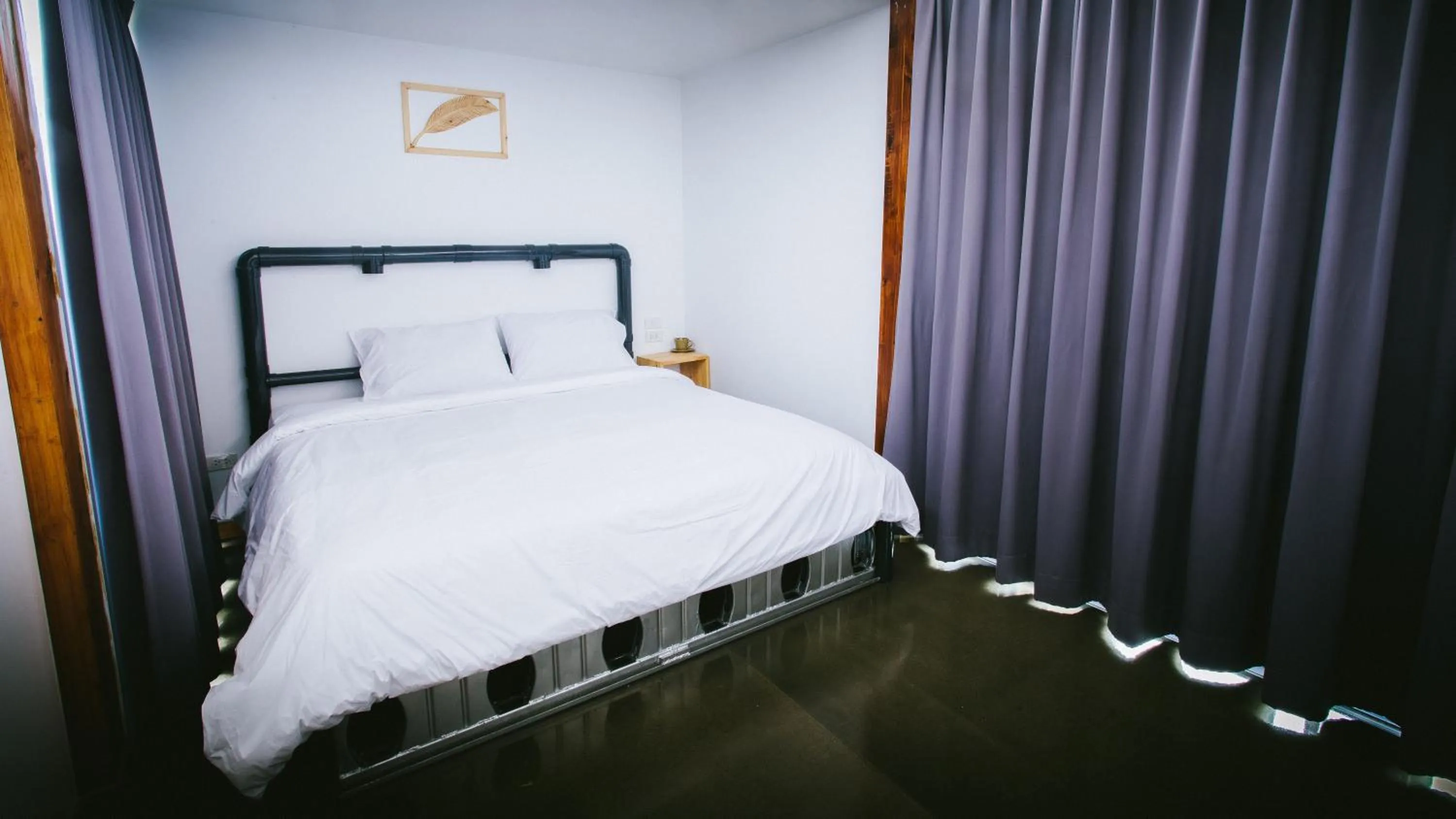 Bedroom, Bed in Baan Boom Boxes Eco Friendly Resort