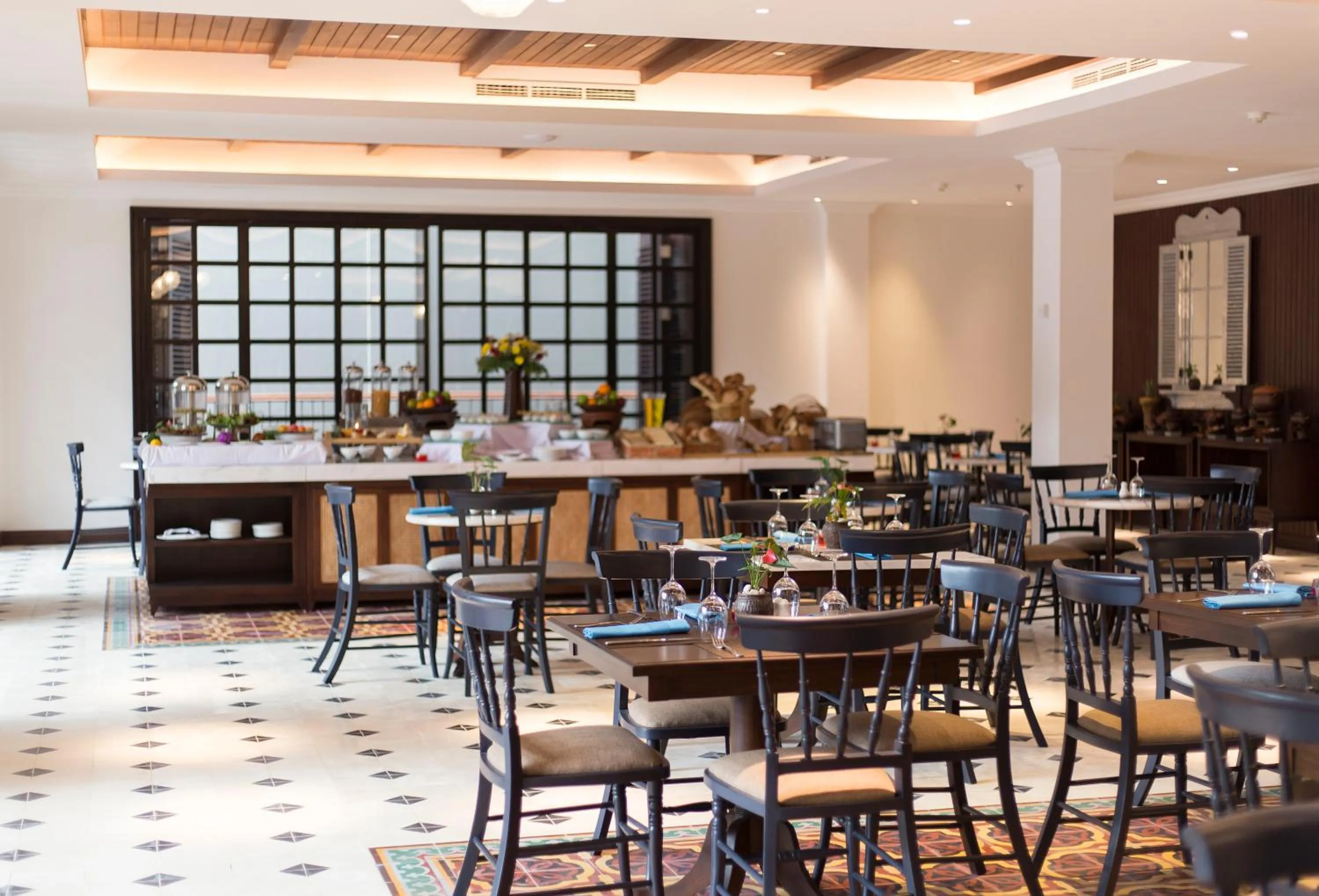 Pool view in Plataran Heritage Borobudur Hotel