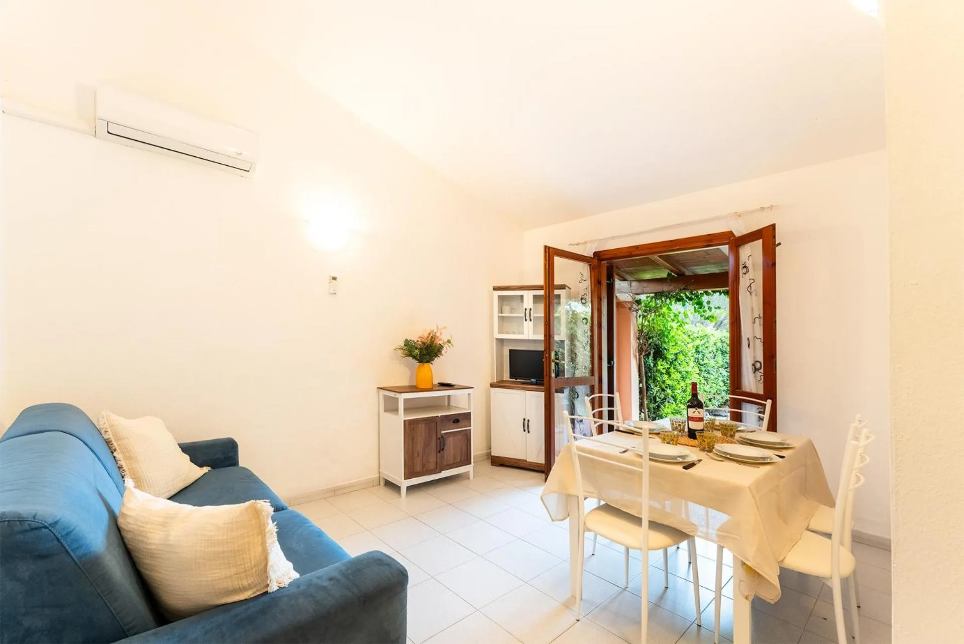 Living room in Residenze Gallura