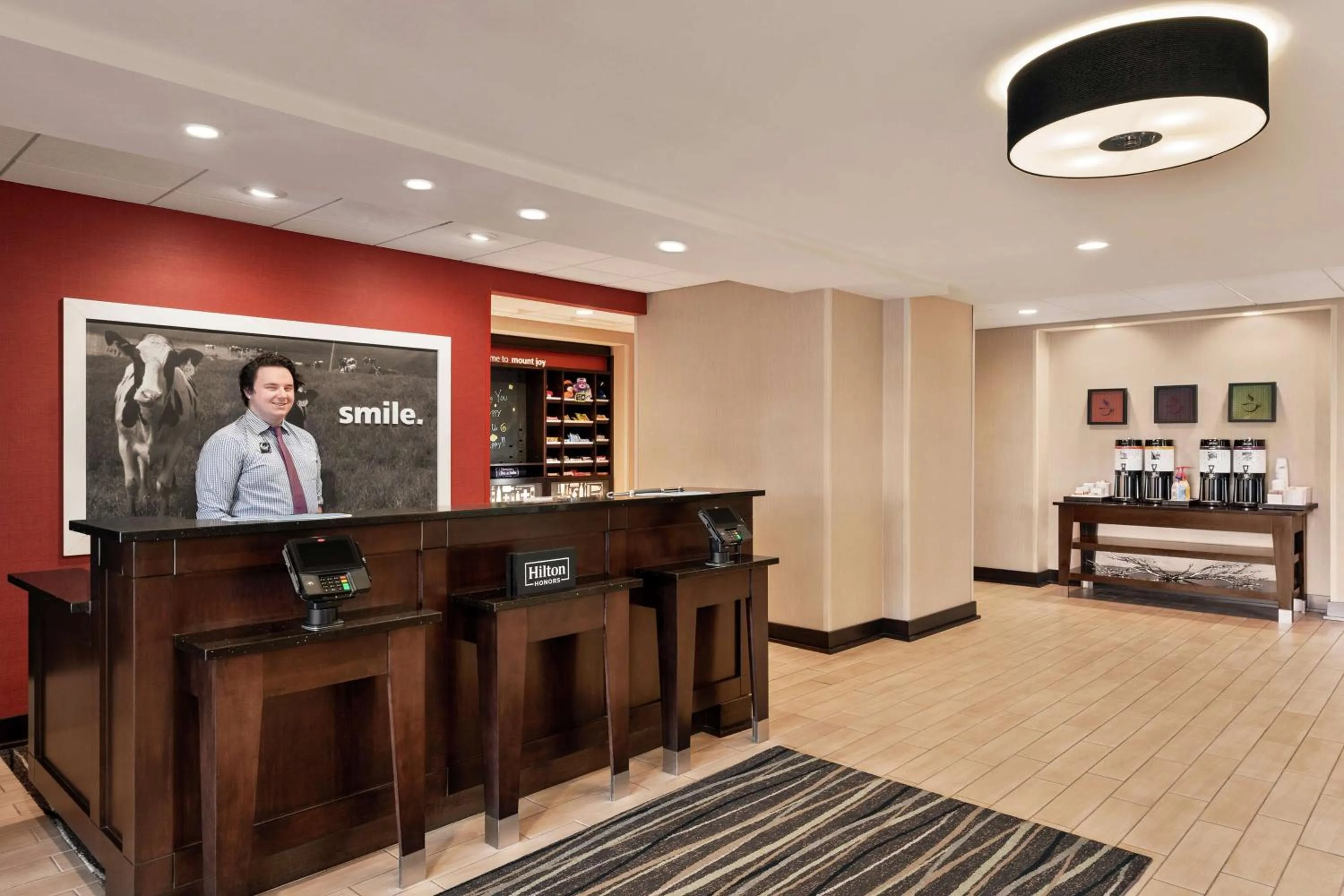 Lobby or reception in Hampton Inn & Suites Mount Joy/Lancaster West, Pa
