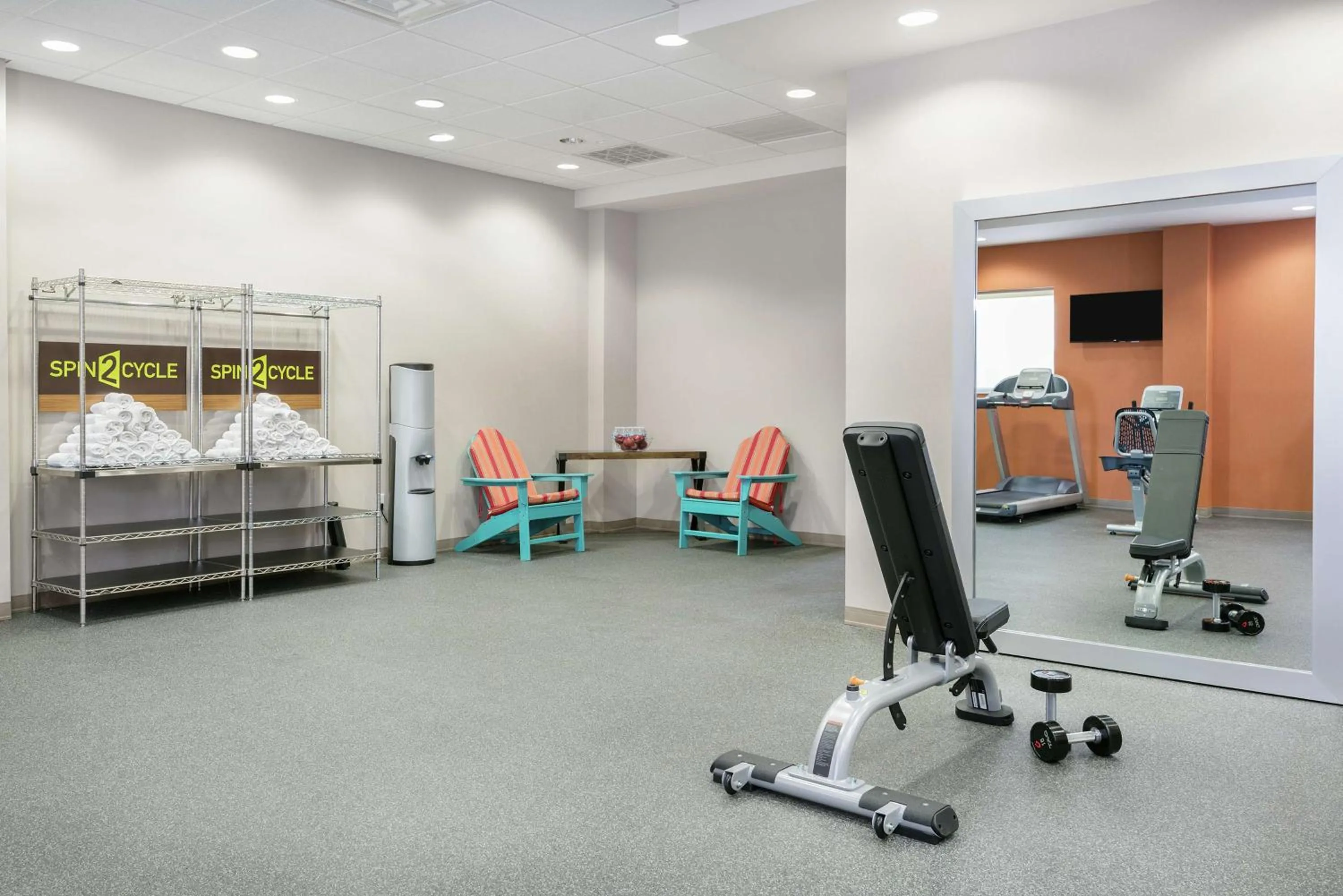 Fitness centre/facilities in Home2 Suites By Hilton Austin Airport