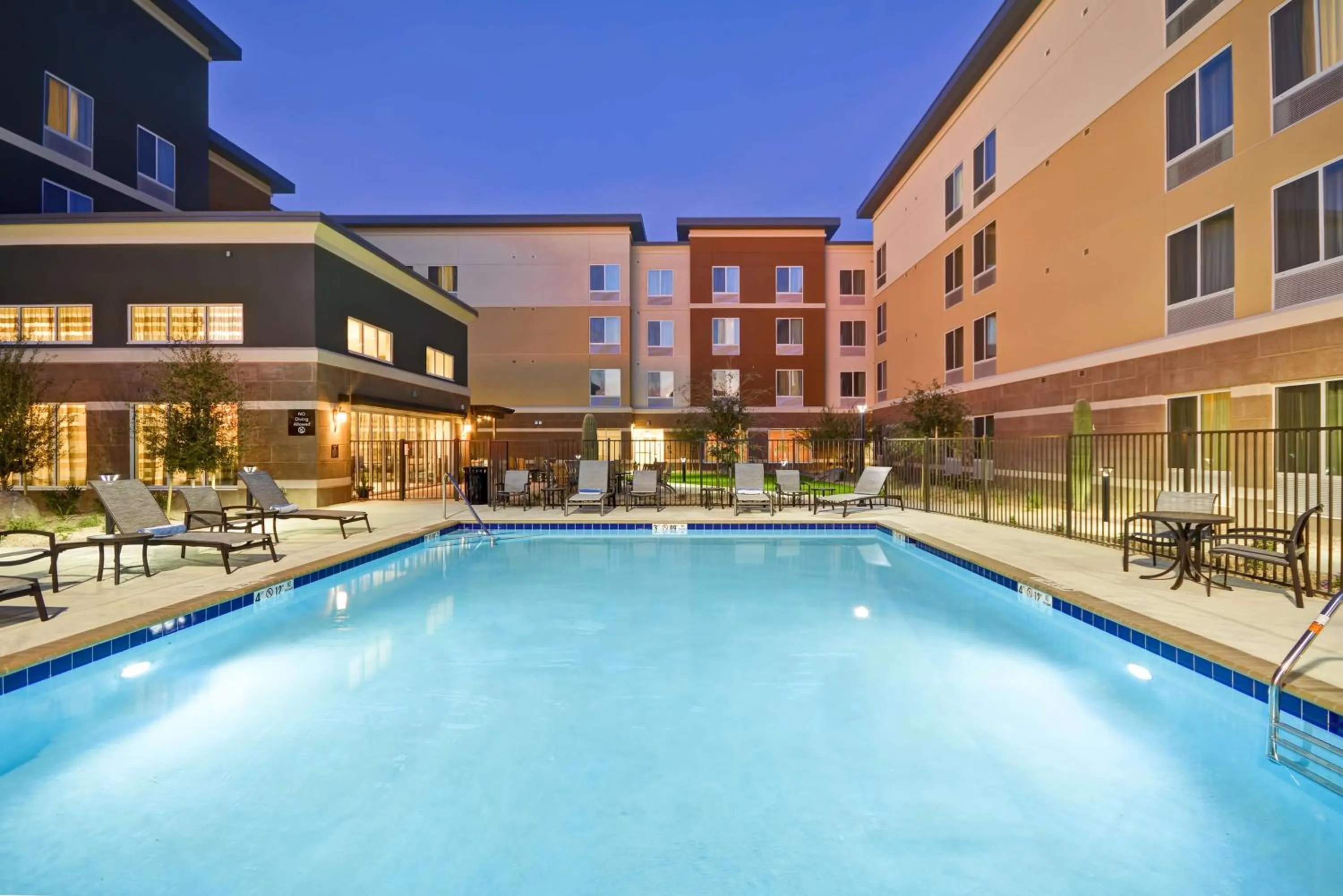Pool view in Homewood Suites By Hilton Phoenix Tempe Asu Area