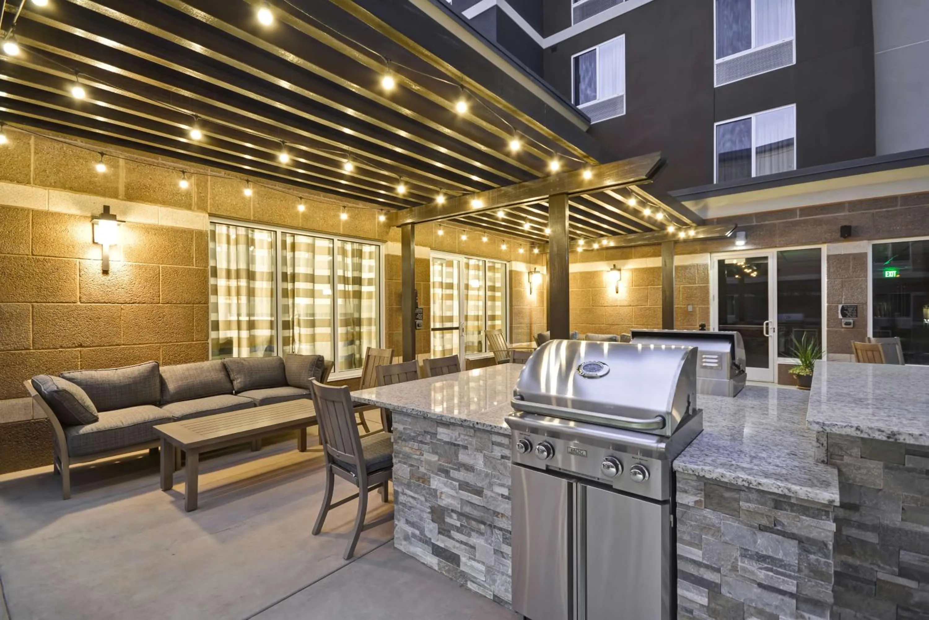 Patio in Homewood Suites By Hilton Phoenix Tempe Asu Area