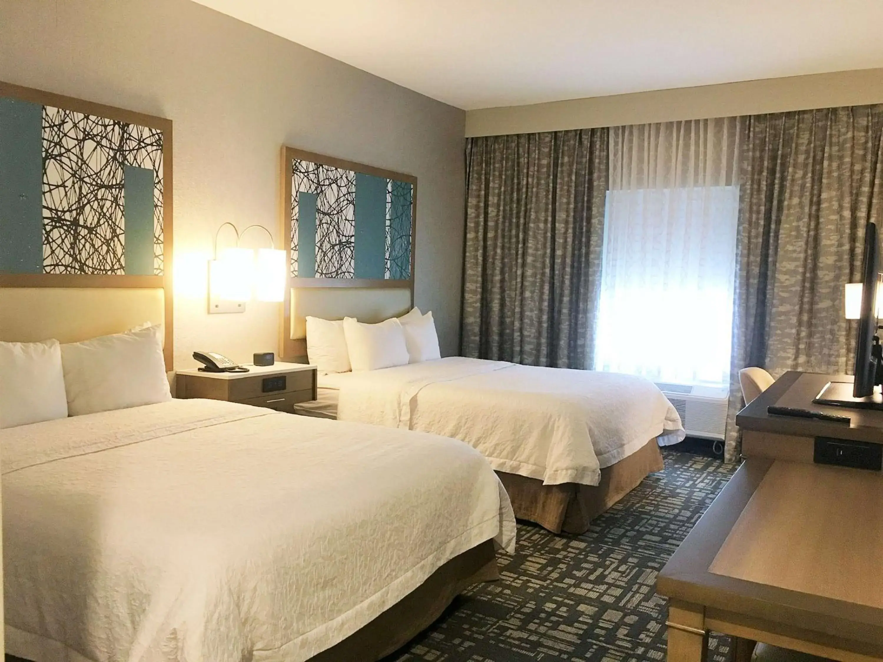 Queen Room with Two Queen Beds - Non-Smoking in Hampton Inn & Suites Dallas-The Colony Queen Room with Two Queen Beds - Non-Smoking in Hampton Inn & Suites Dallas-The Colony