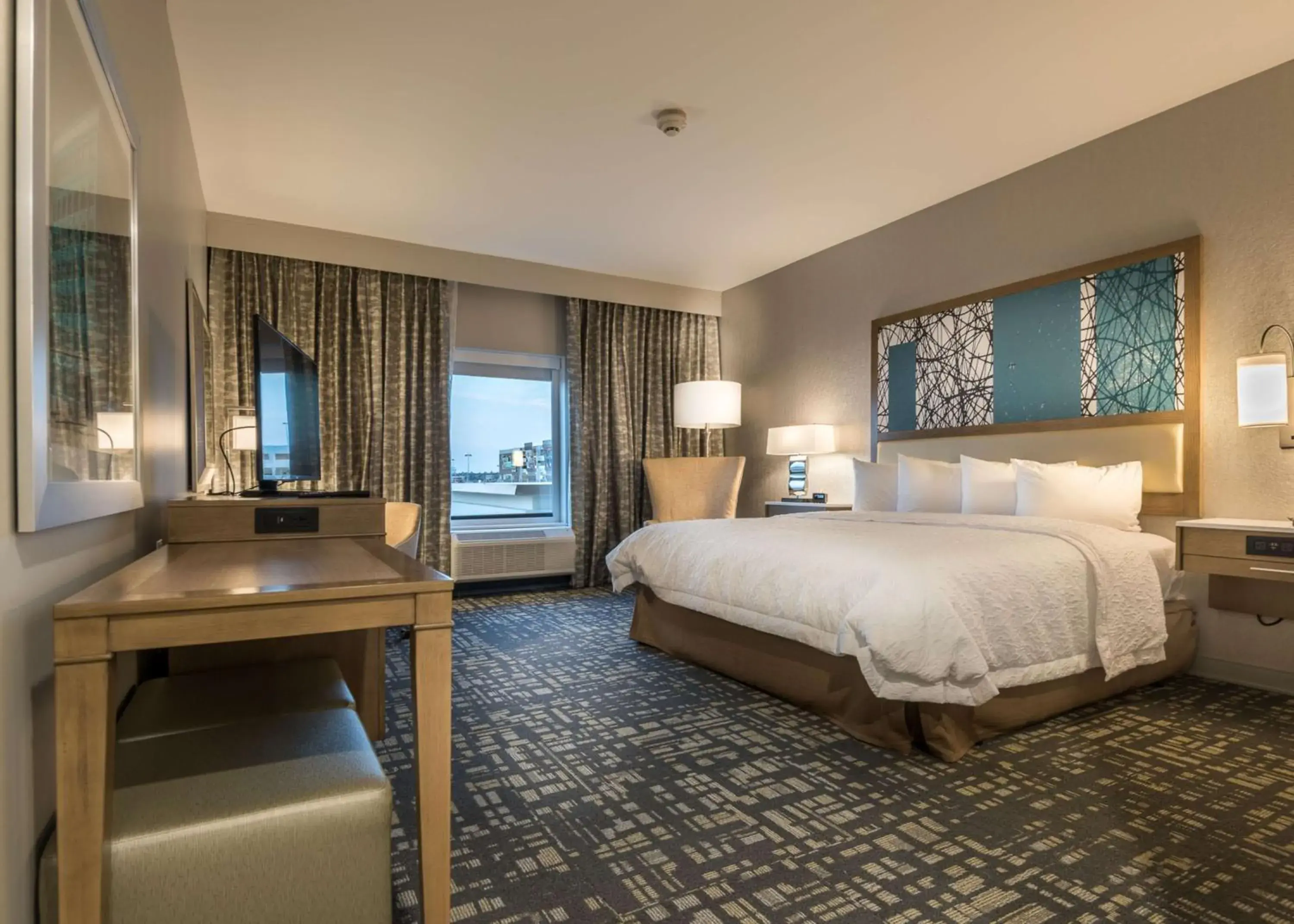King Room with Sofa Bed - Mobility Access/Non-Smoking in Hampton Inn & Suites Dallas-The Colony King Room with Sofa Bed - Mobility Access/Non-Smoking in Hampton Inn & Suites Dallas-The Colony