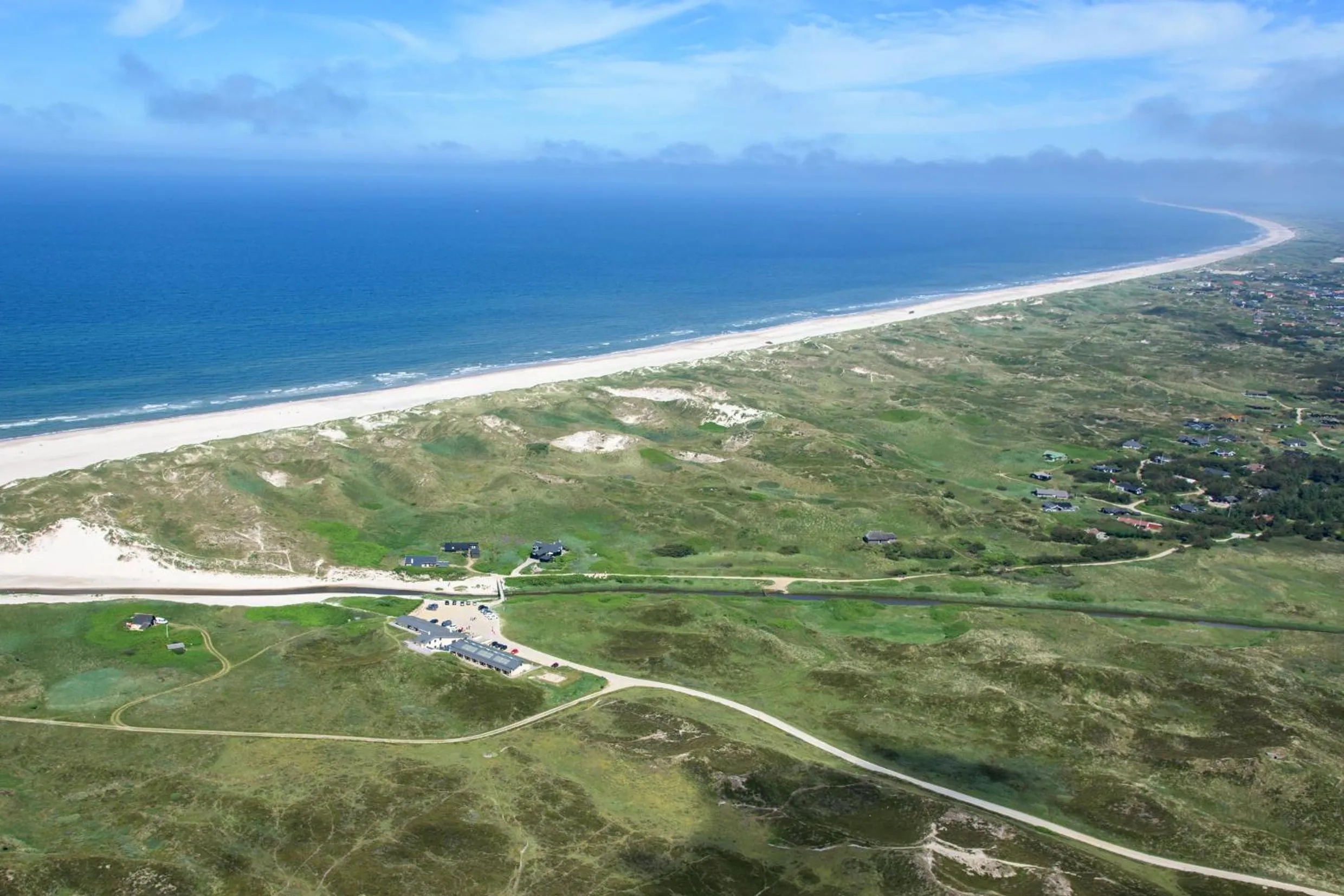 Natural landscape in Henne Mølle Å Badehotel