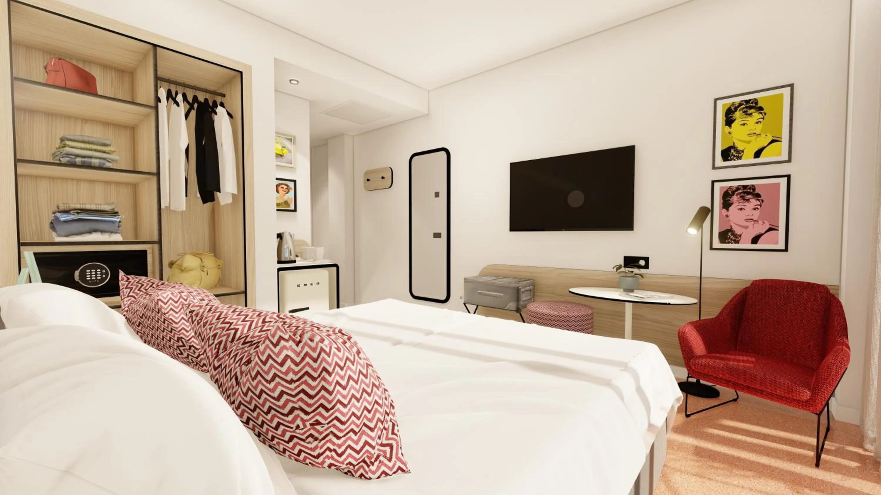 Bedroom, Bed in Hotel Foners