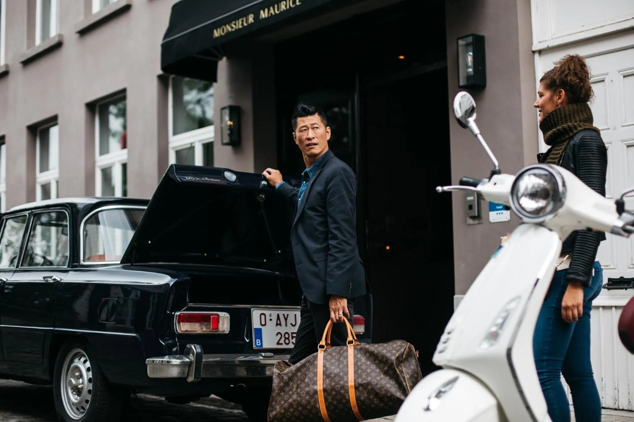 Facade/entrance in Monsieur Maurice