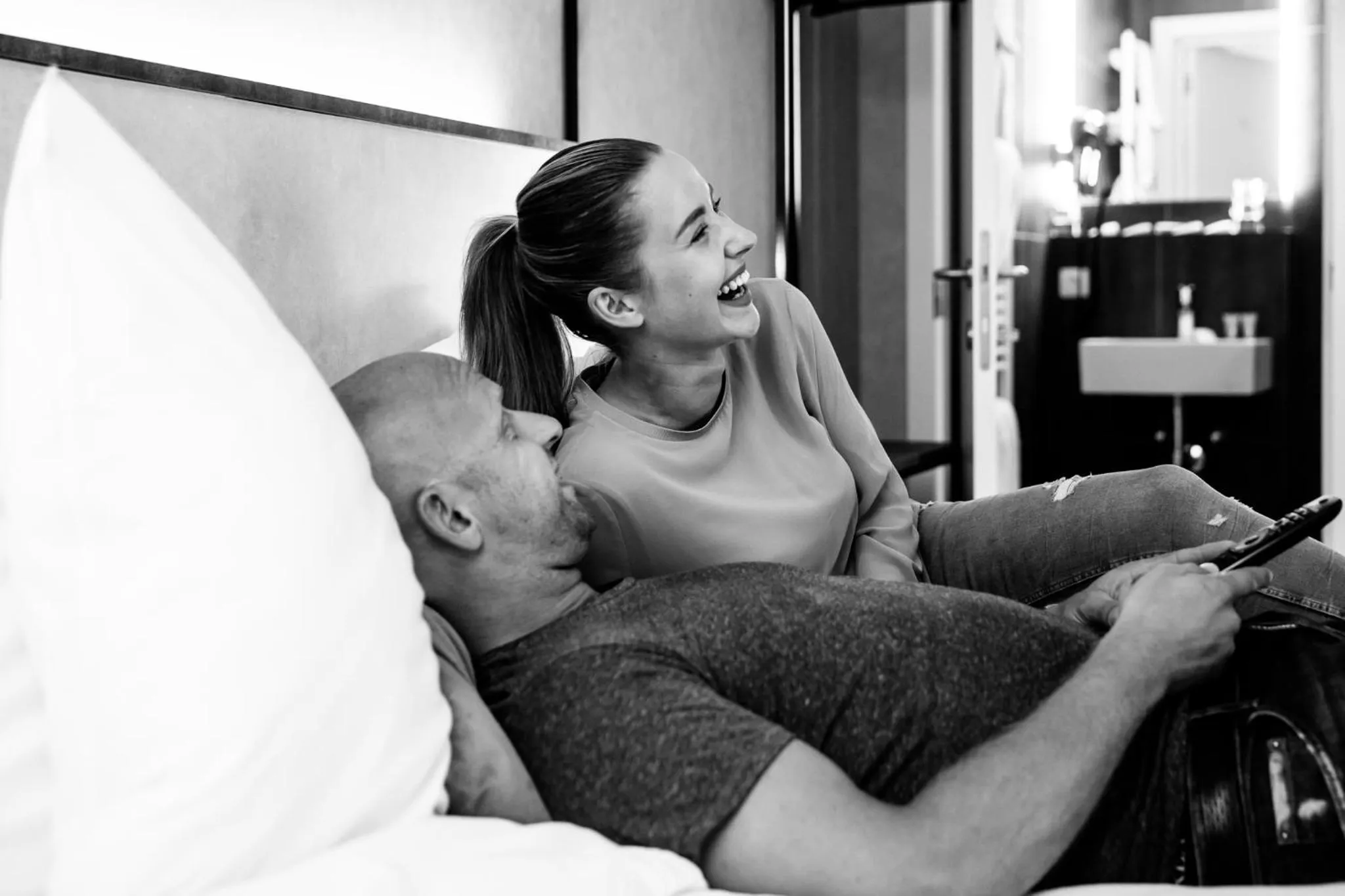 Shower in Monsieur Maurice