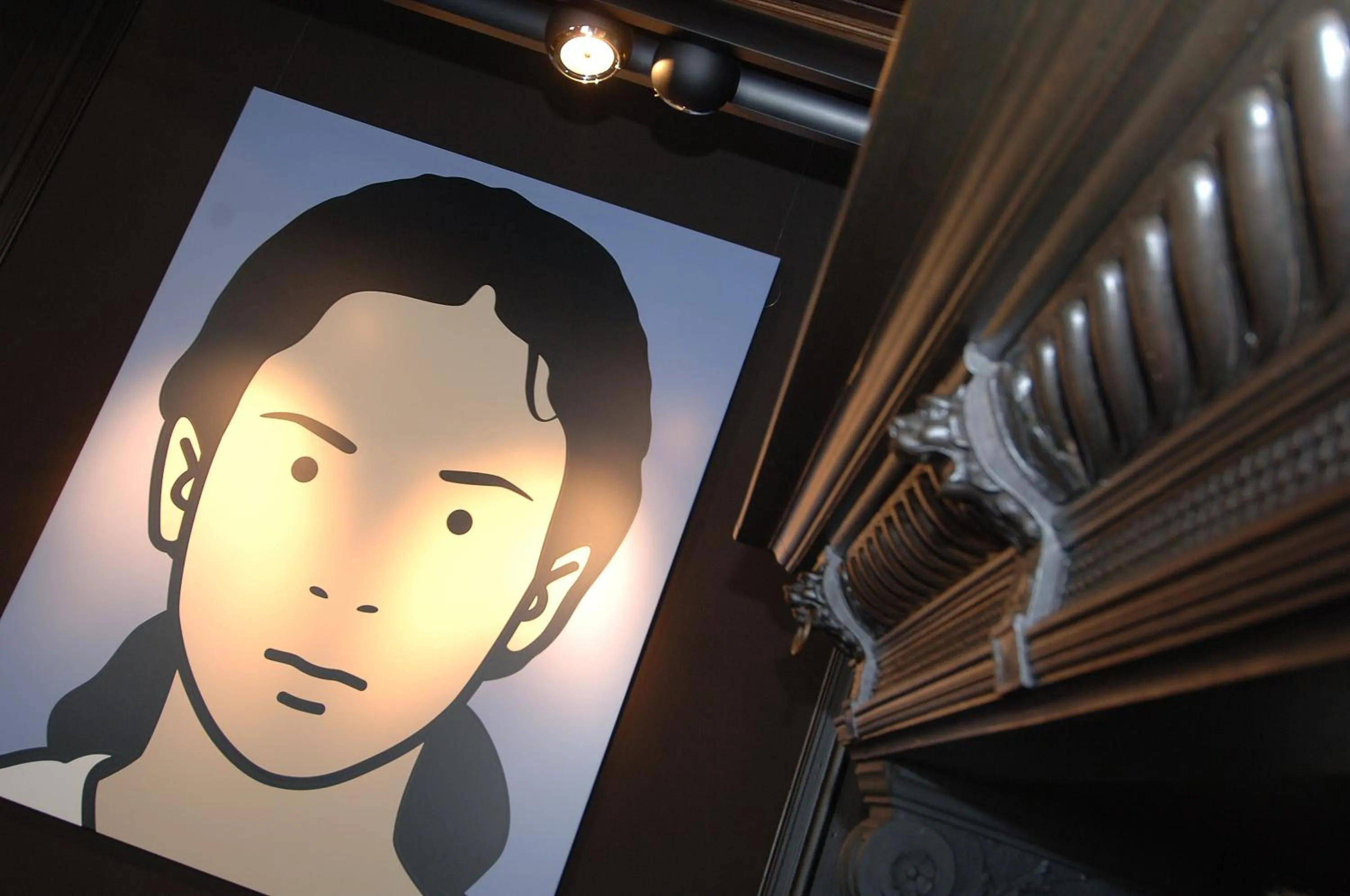 Decorative detail in Hotel Messeyne