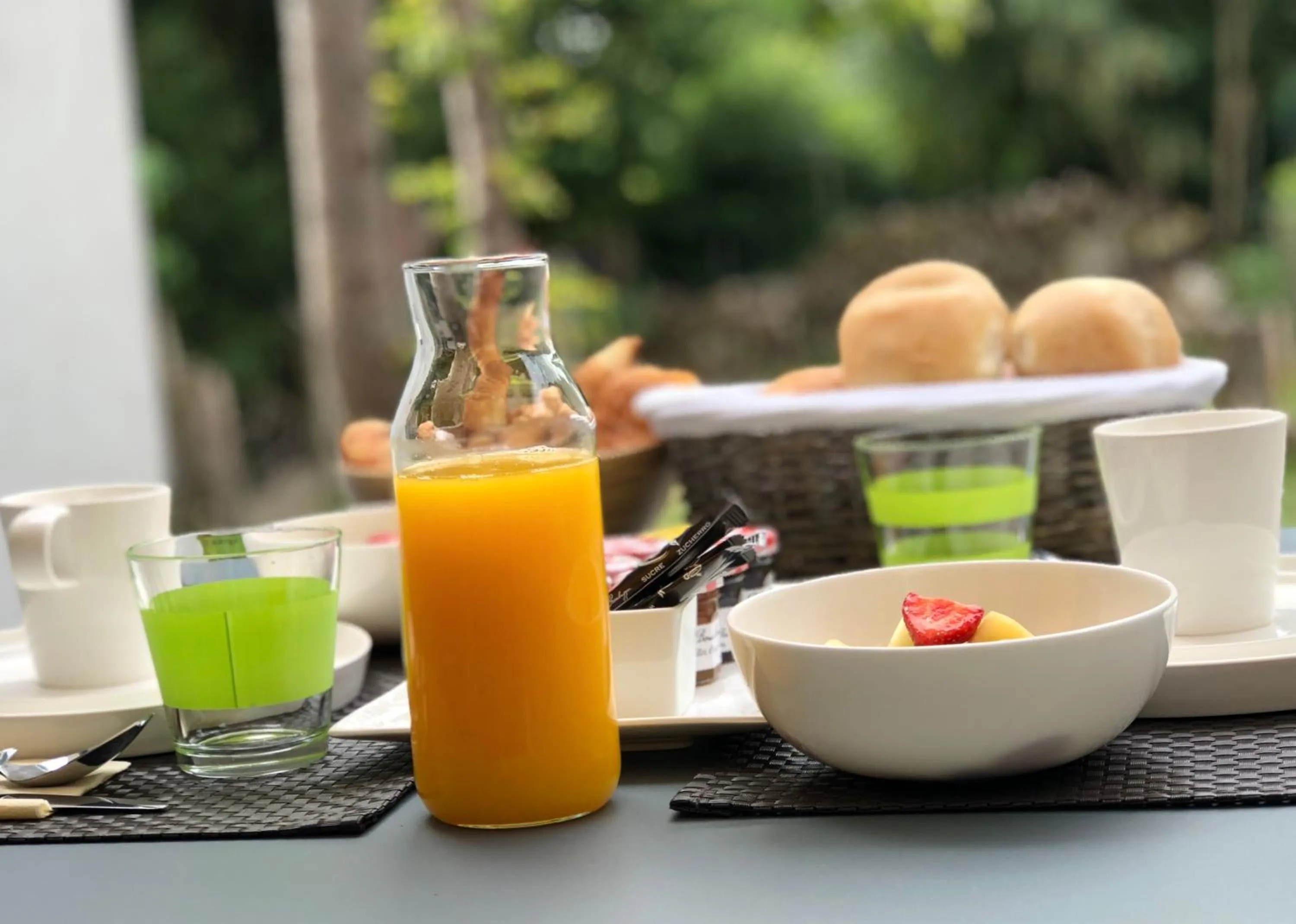 Continental breakfast in B&B Garden55