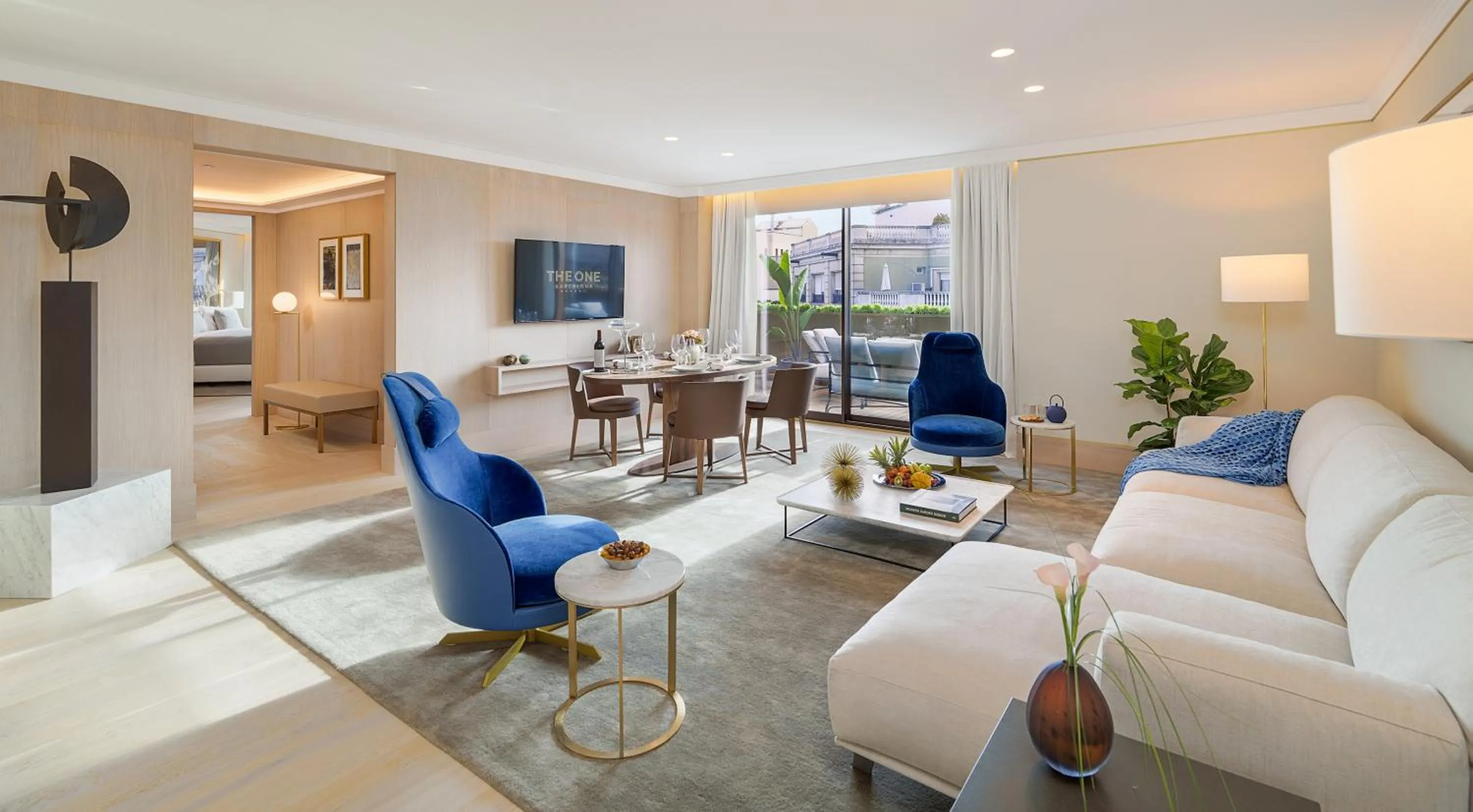 Living room in The One Barcelona GL