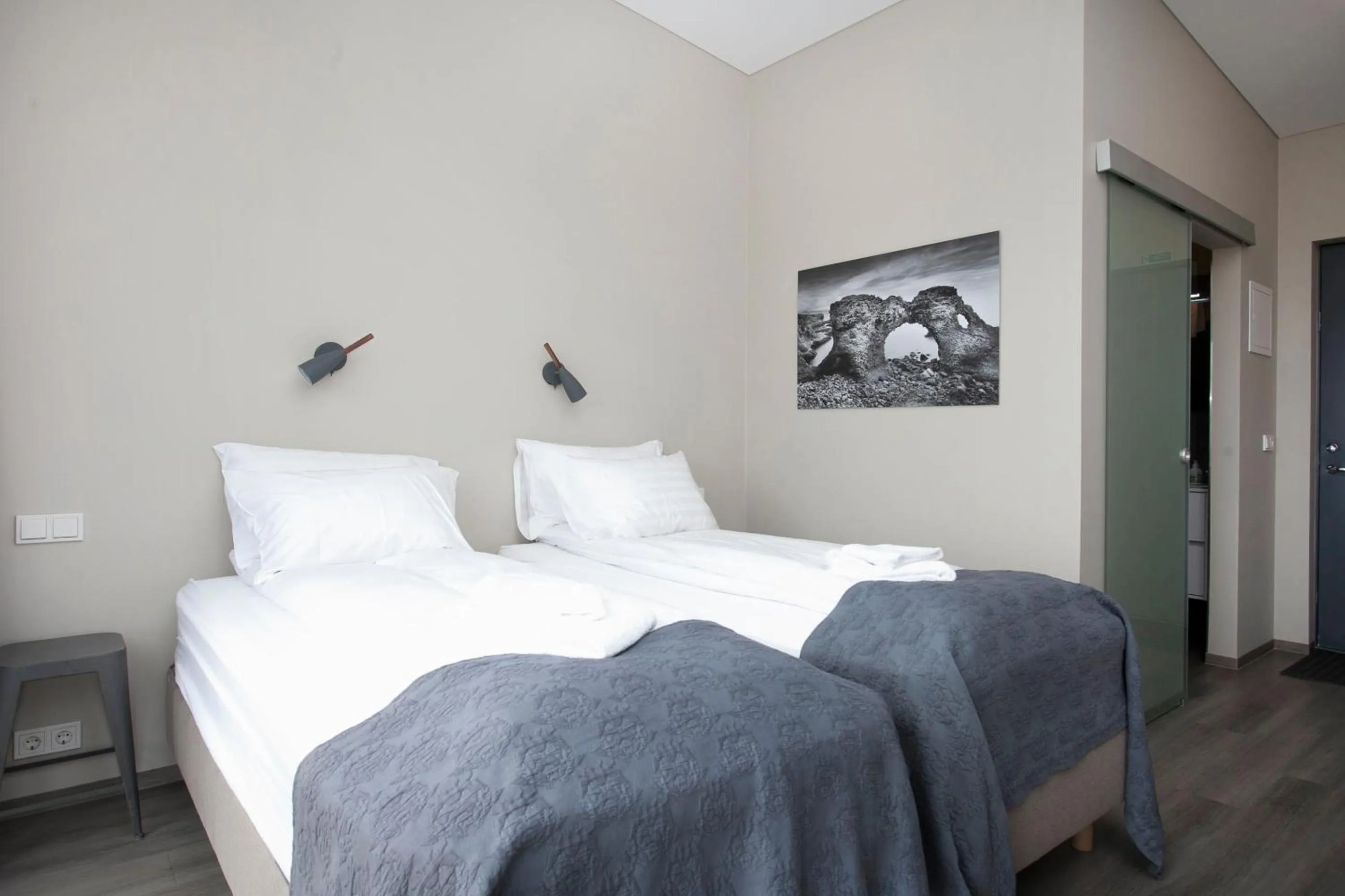 Bed in Arnarstapi Hotel