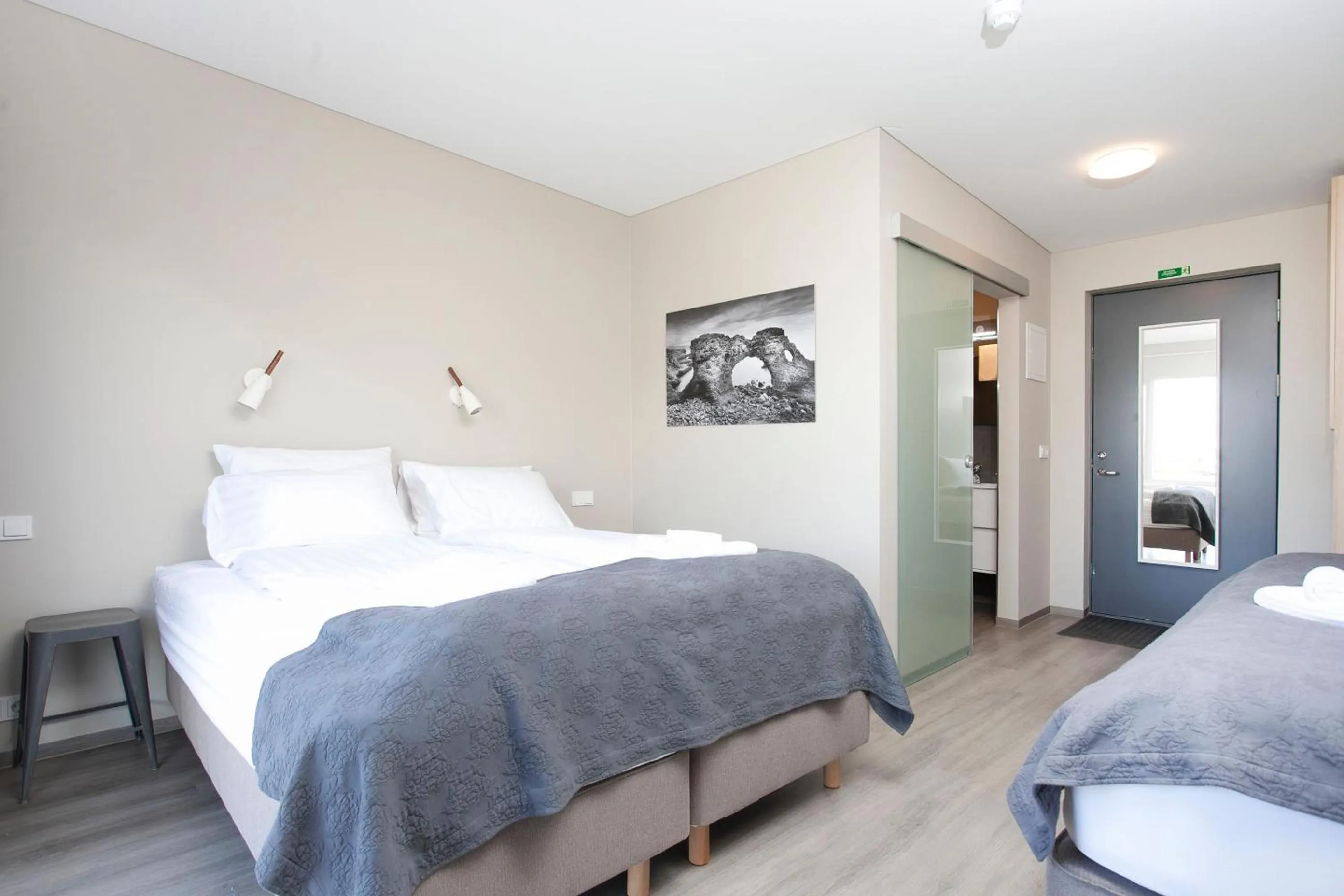 Bedroom, Bed in Arnarstapi Hotel