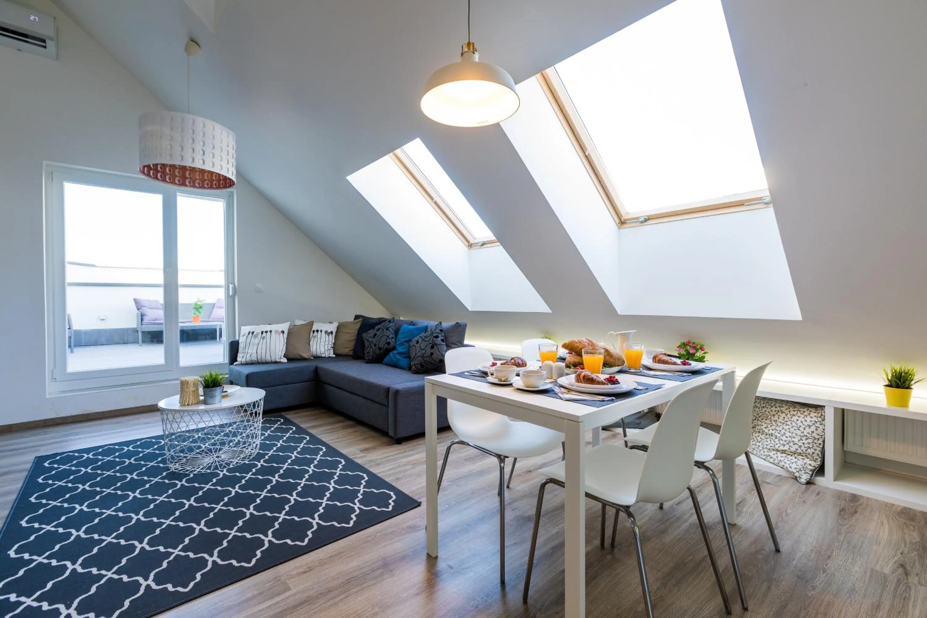 Living room in Vagabond Corvin