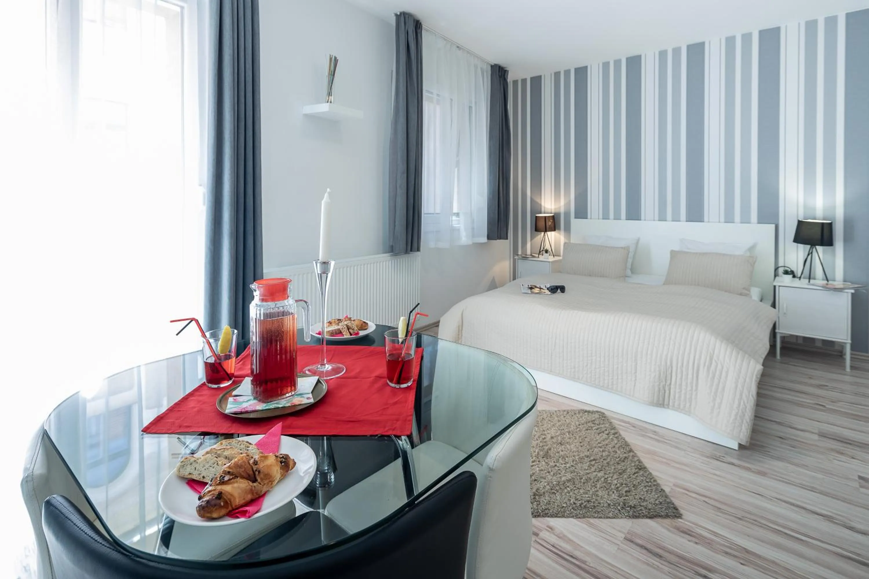 Bedroom, Bed in Vagabond Corvin