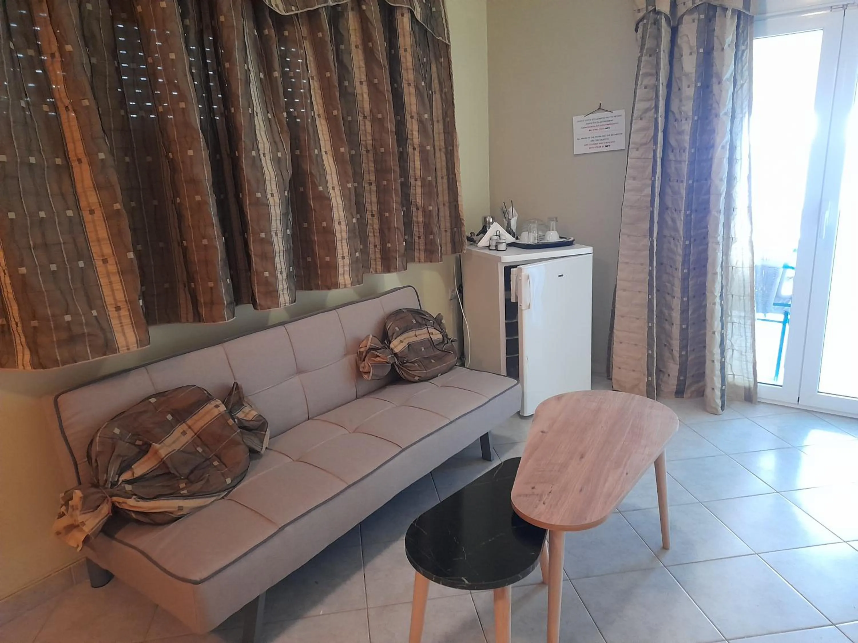 Seating area in Delfini