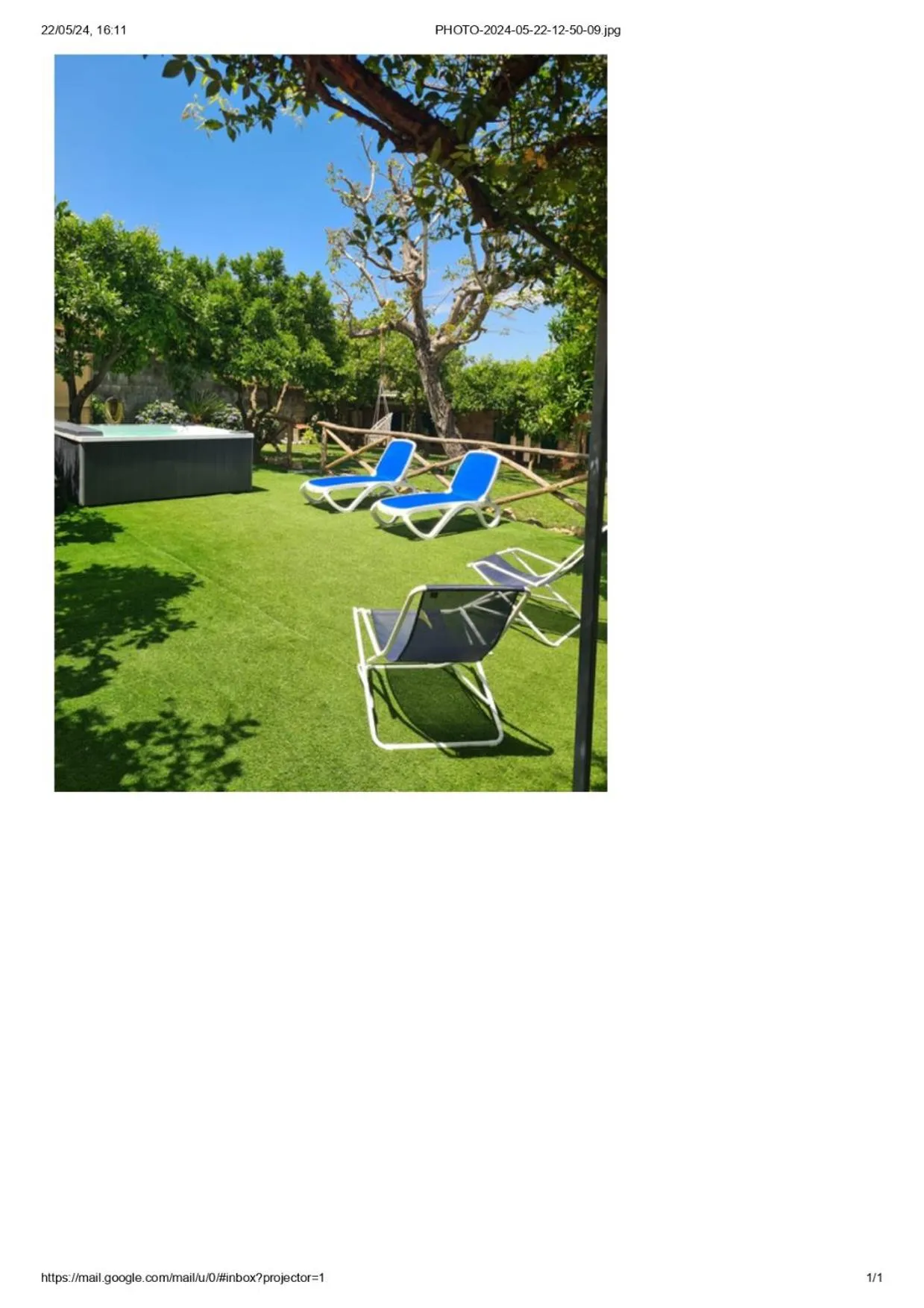 Garden in Ambrosio Relais