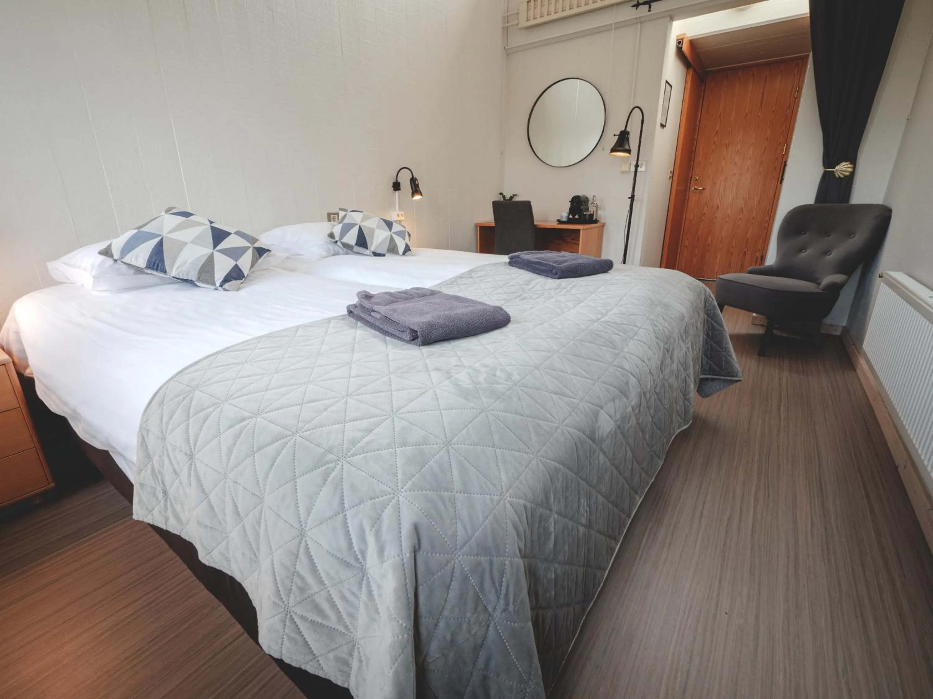 Bed in Hótel Skálholt in Golden Circle