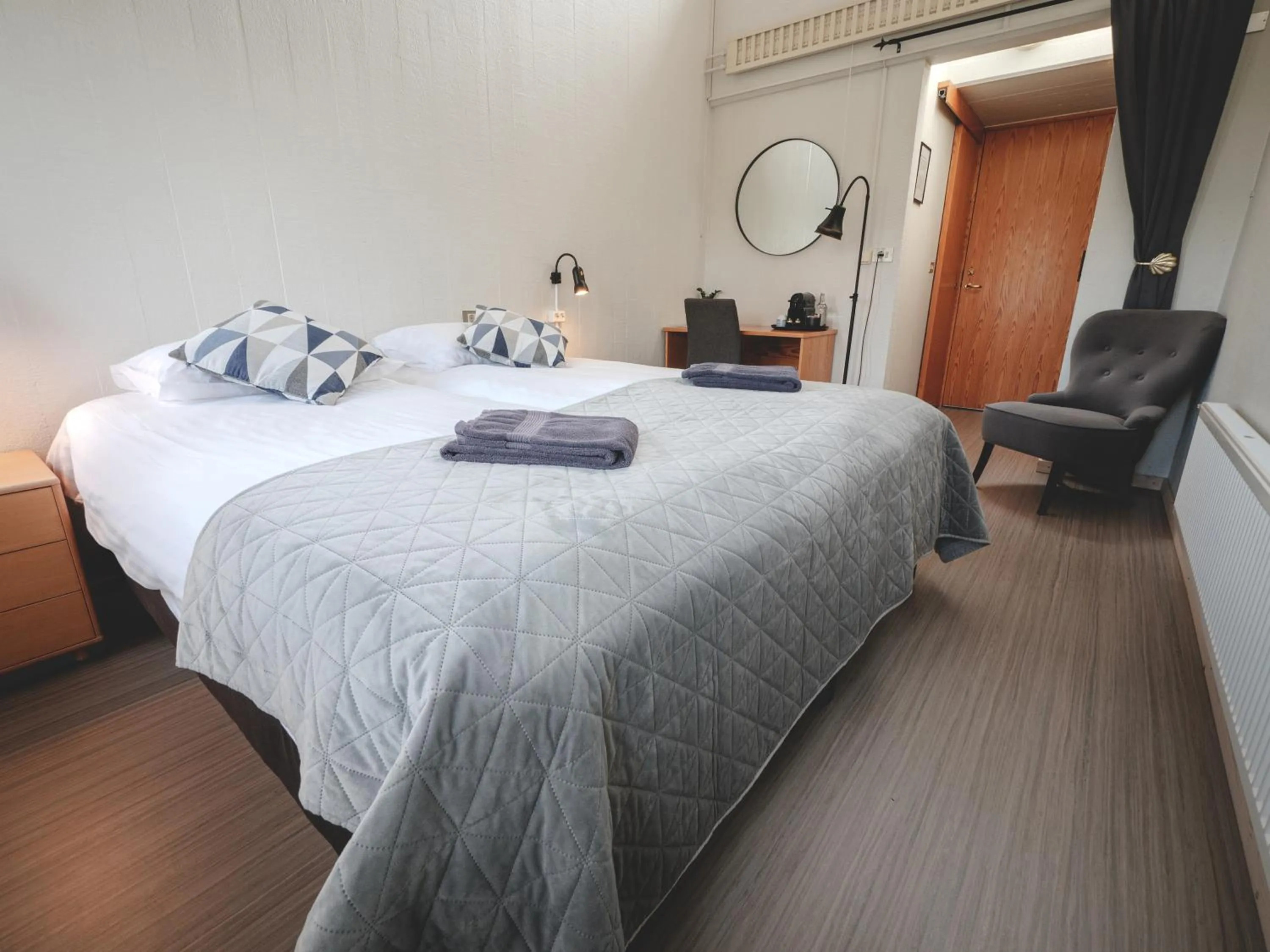 Bed in Hótel Skálholt in Golden Circle