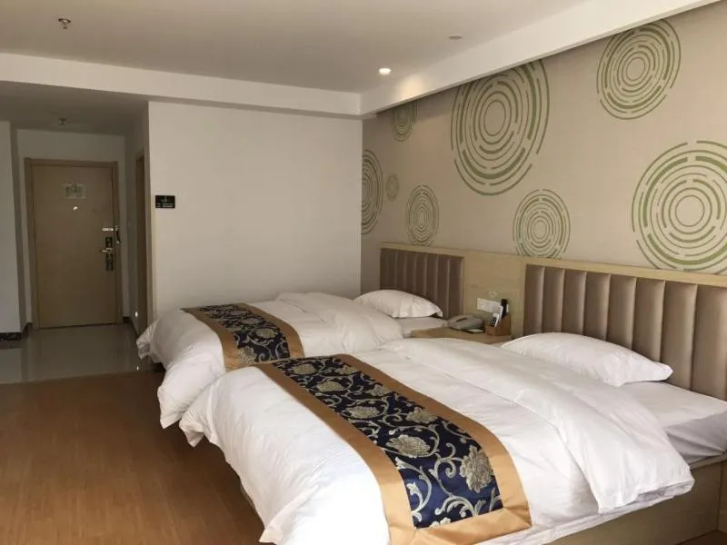 Bed in GreenTree Inn JiangSu Suqian Sucheng District Weishanhu Road Business Hotel