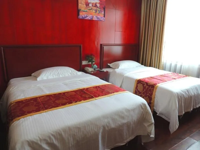 Bed in GreenTree Inn Henan Zhengzhou Chengnan Road Bojue Business Hotel