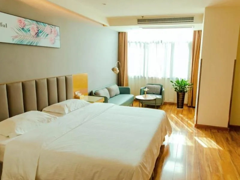 Bed in GreenTree Inn AnHui Ningguo Ningguo Avenue Business Hotel