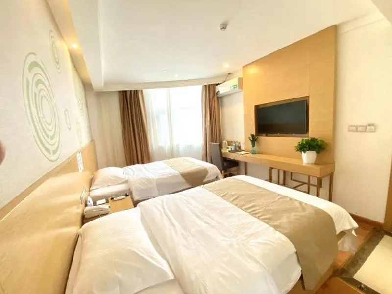Bed in GreenTree Inn Tianjin Xiqing District Xiuchuan Road Sunshine 100