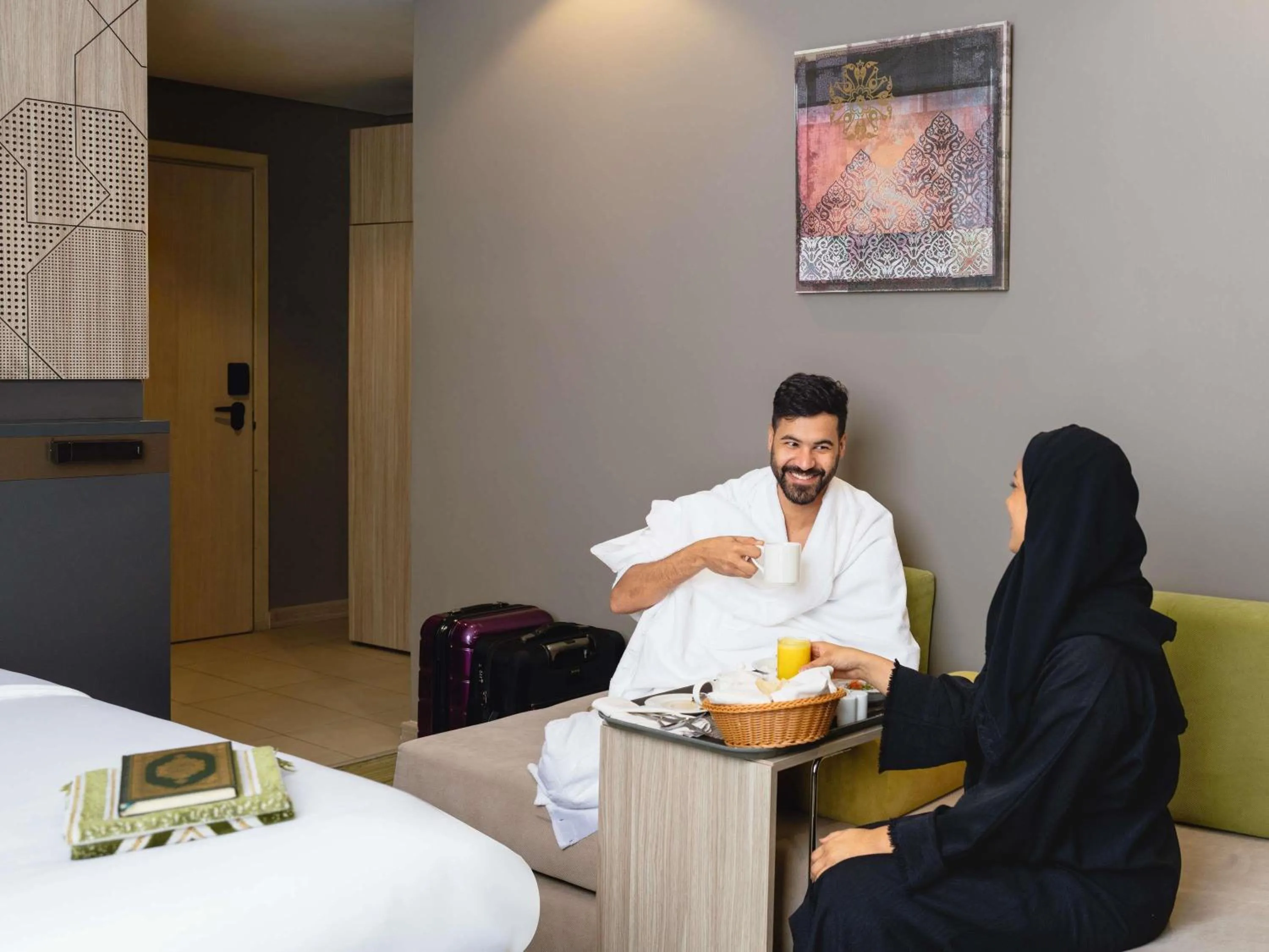 Bedroom in ibis Styles Makkah