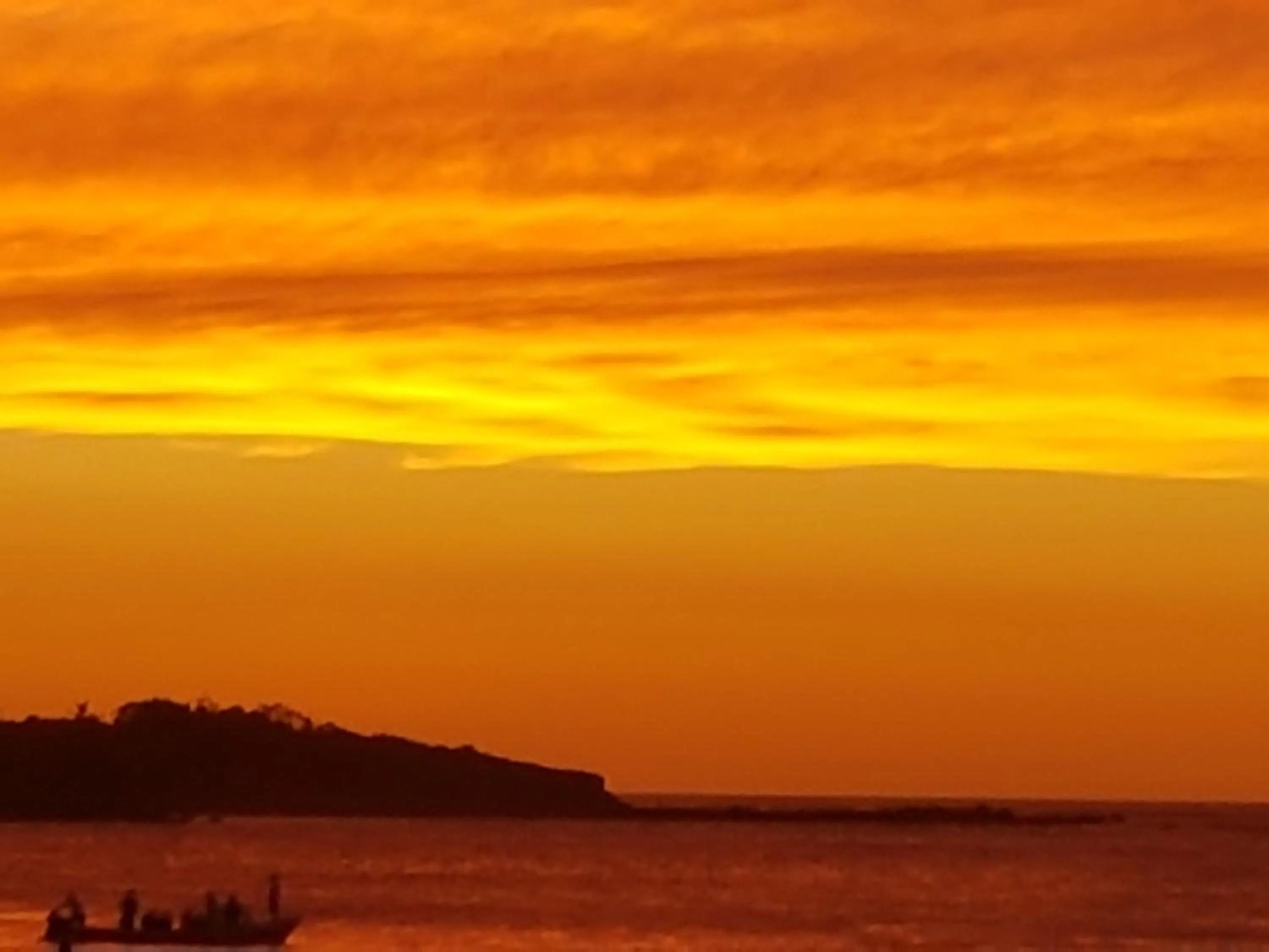 Sunset in Hotel La Palapa