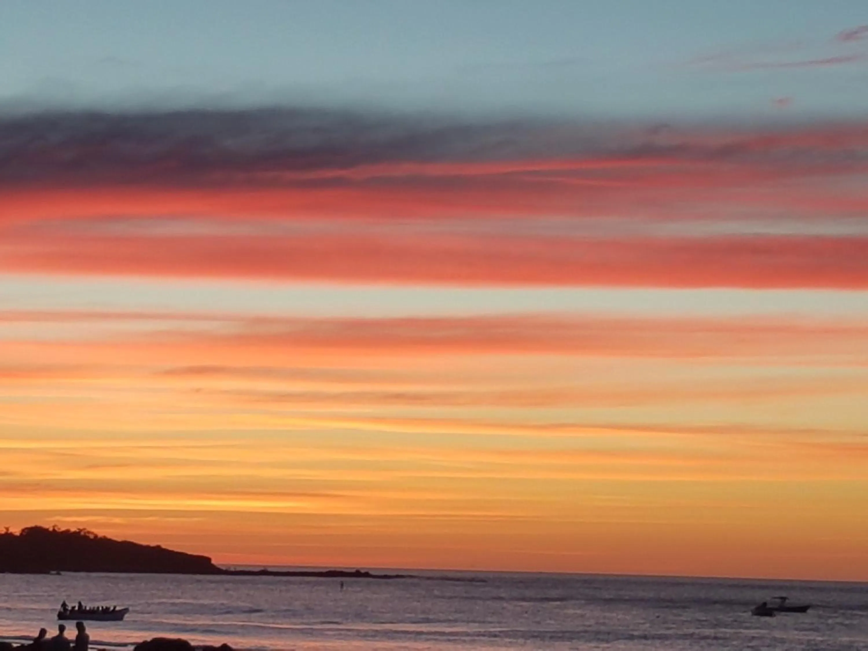 Sunset in Hotel La Palapa