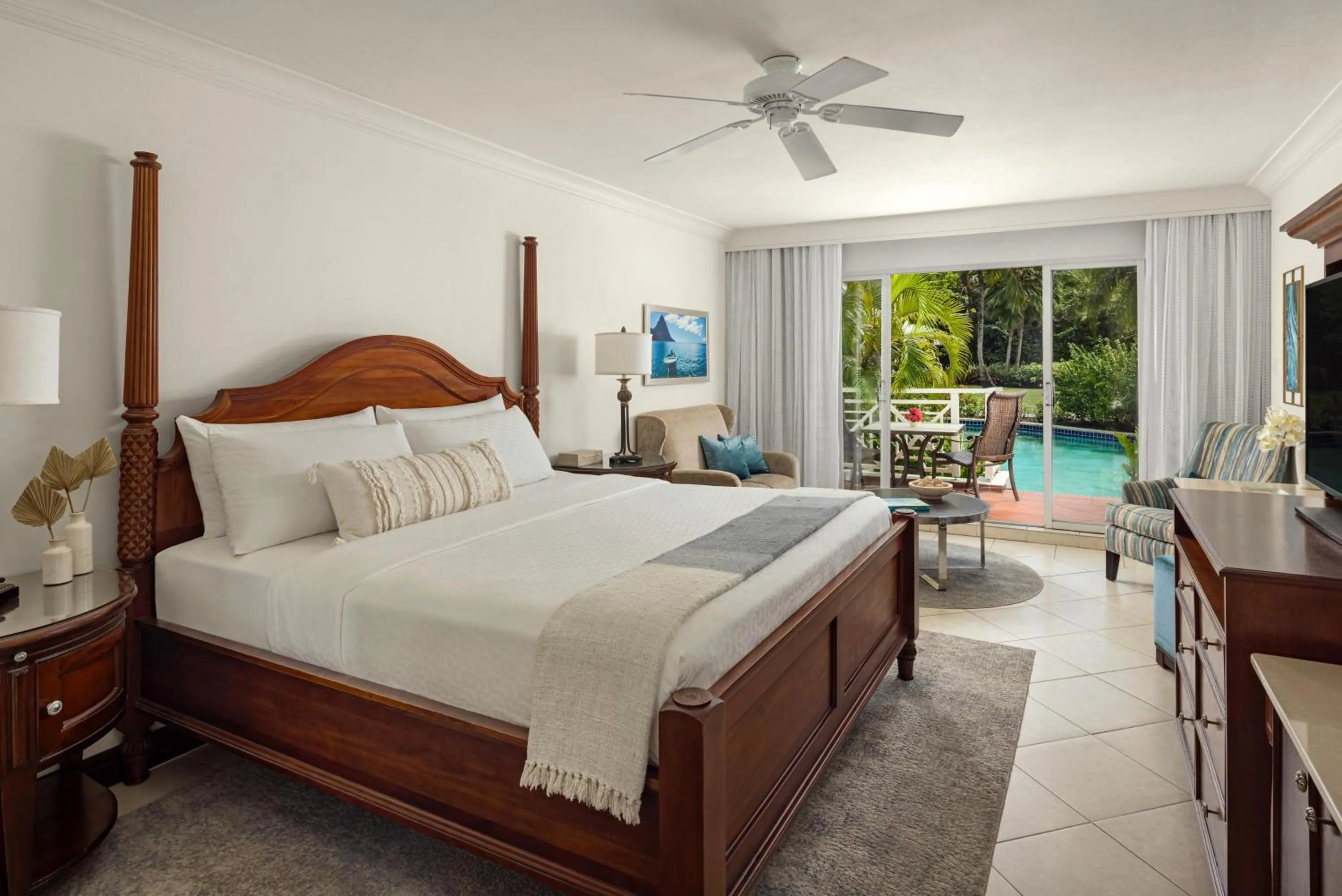 Photo of the whole room, Bed in Sandals Grande St. Lucian Spa and Beach All Inclusive Resort - Couples Only