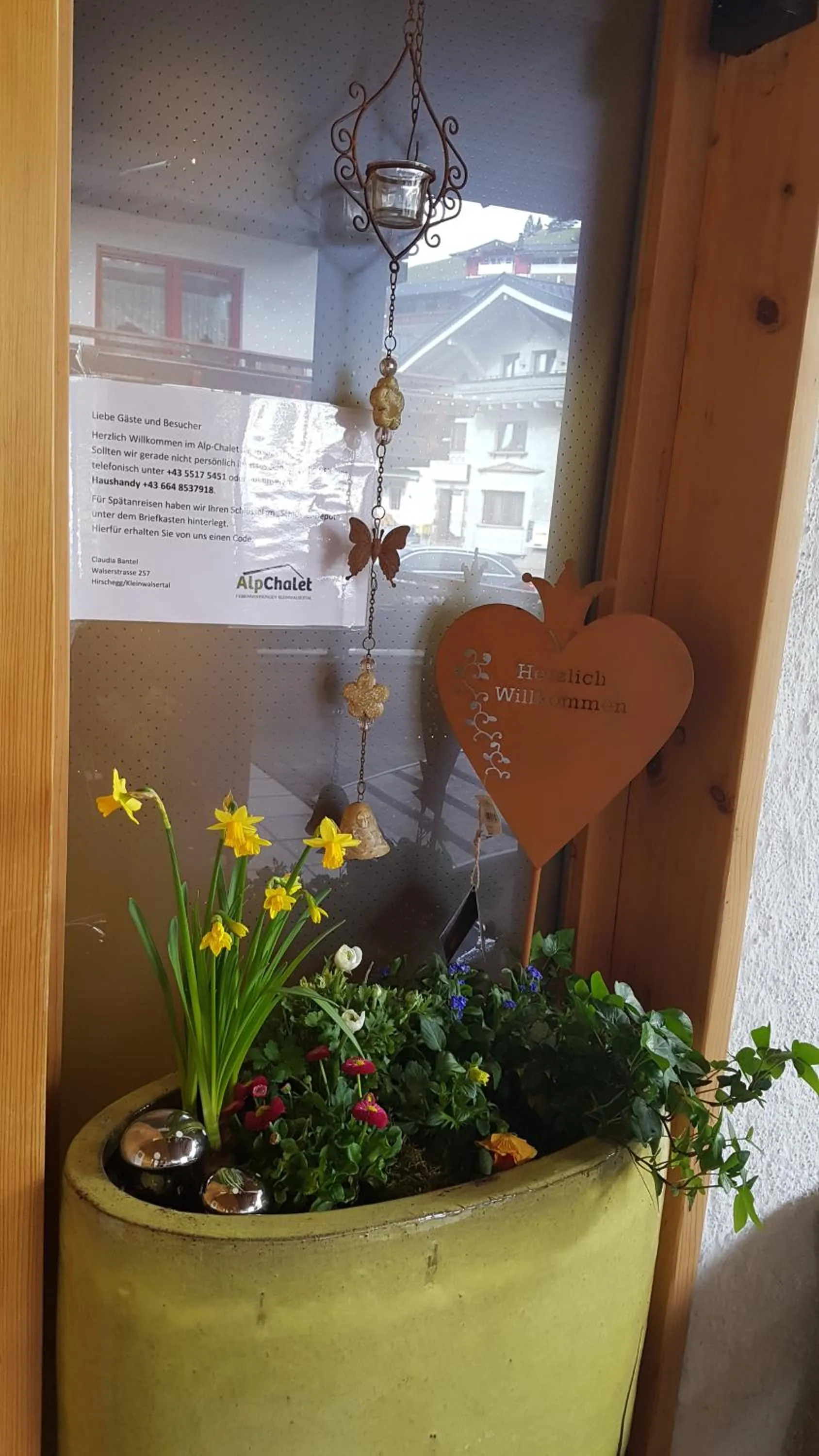 Spring in Alp-Chalet