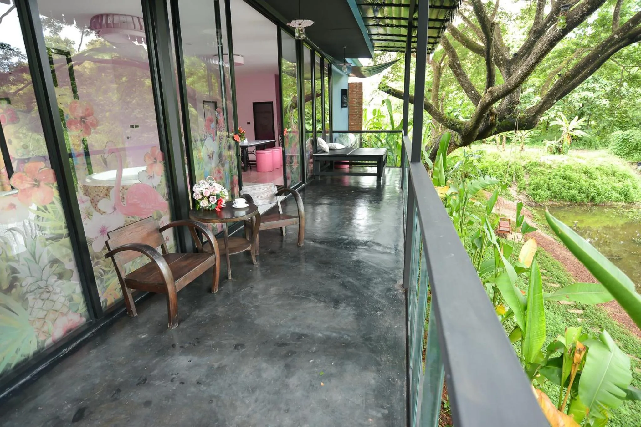 Seating area in Bedvilla Chiangrai