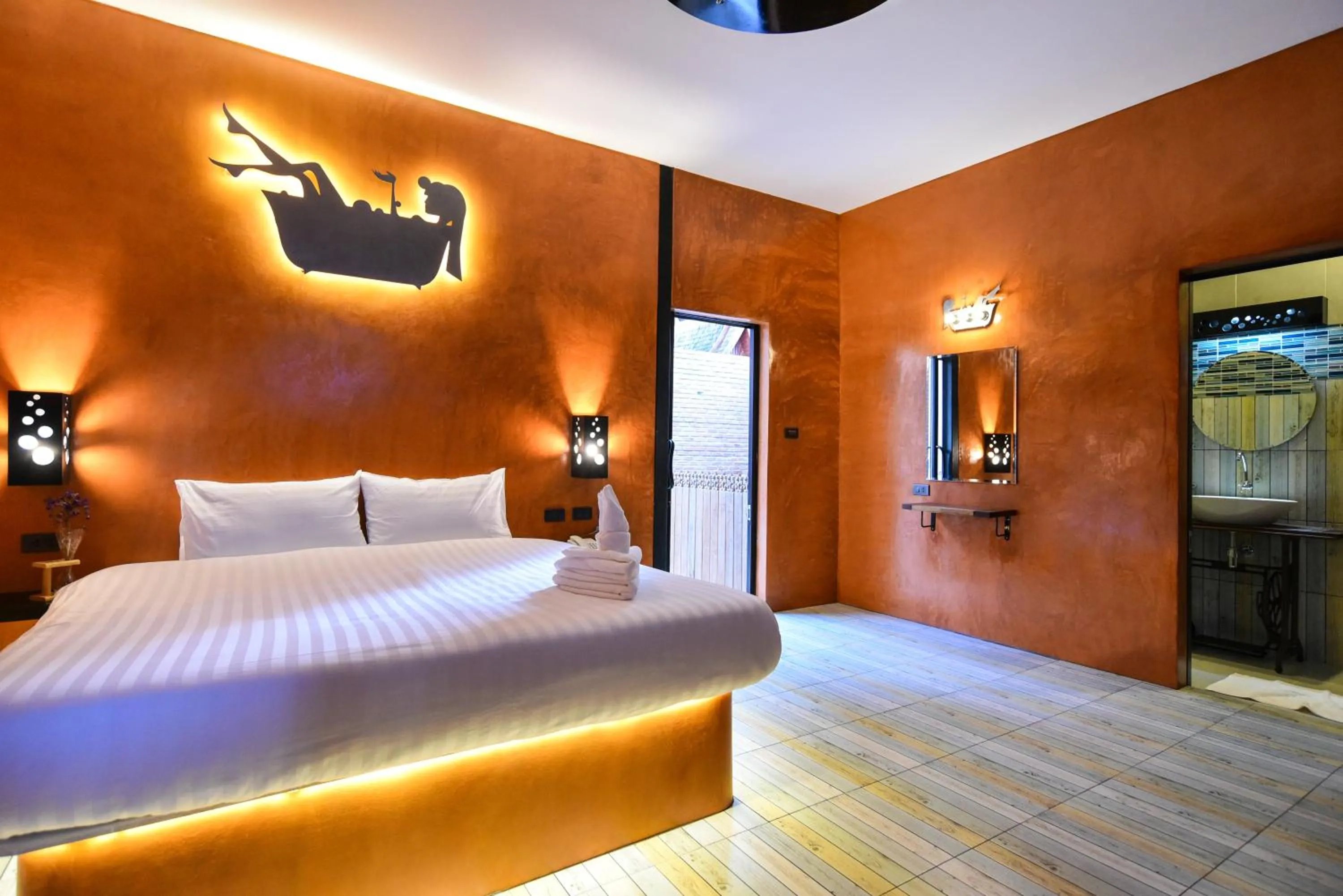 Bed in Bedvilla Chiangrai