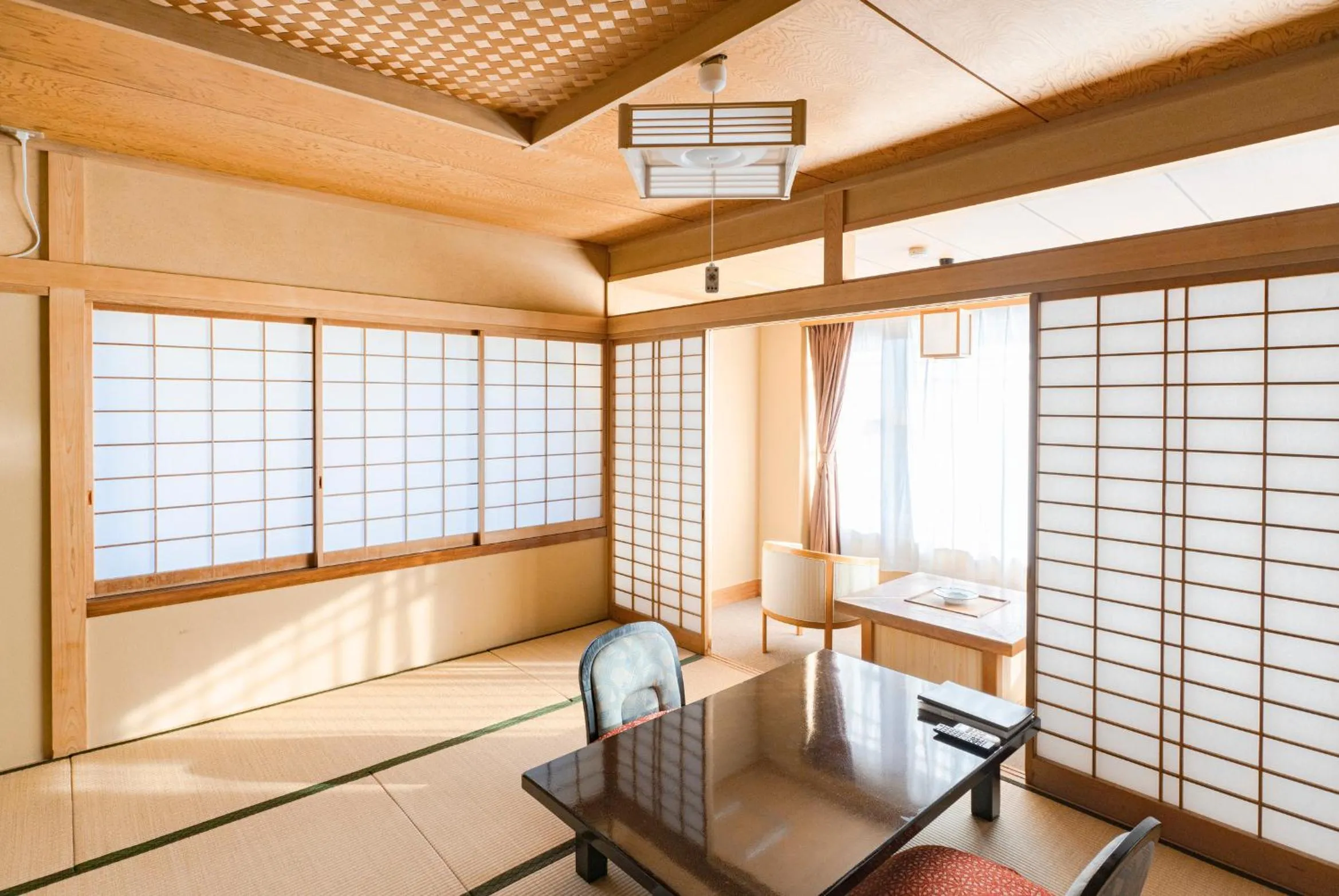 Bed in Hokkawa Onsen Hotel