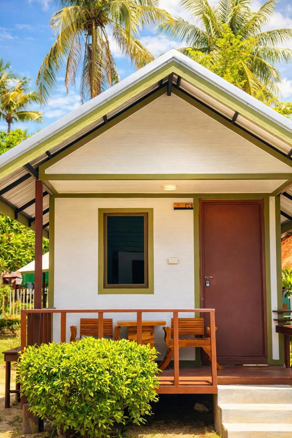 Patio in Lanta L.D. Beach Bungalow
