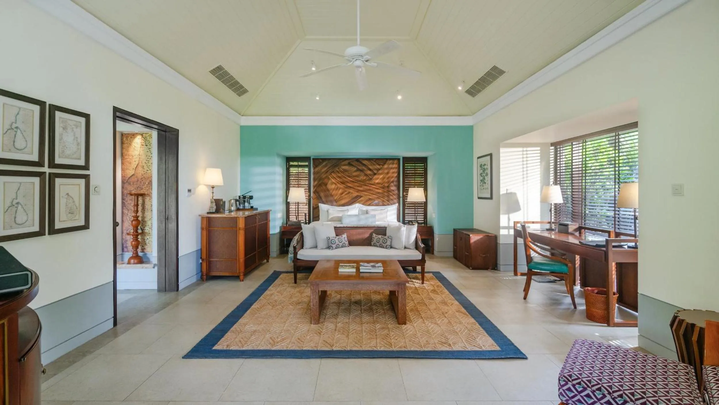 Bedroom, Bed in Cape Weligama - Relais and Chateaux